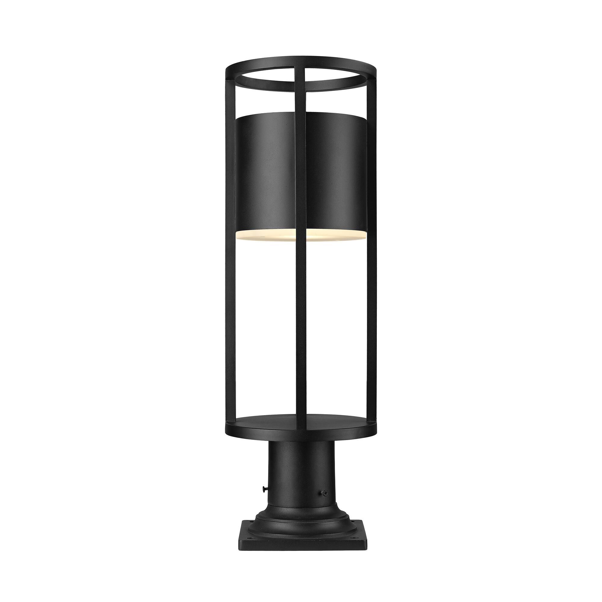 Shown in Black finish and Etched glass