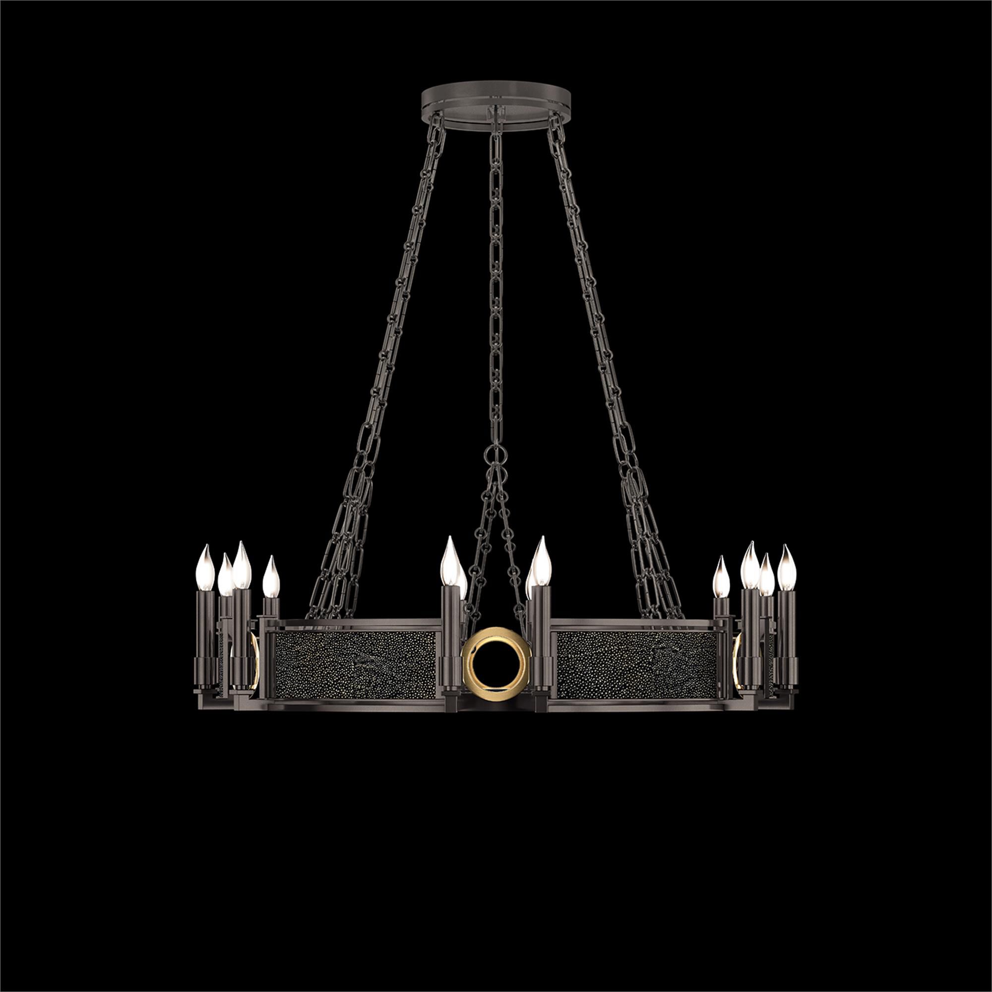 Shown in Midnight Steel and Brass  finish and Black Knight accent