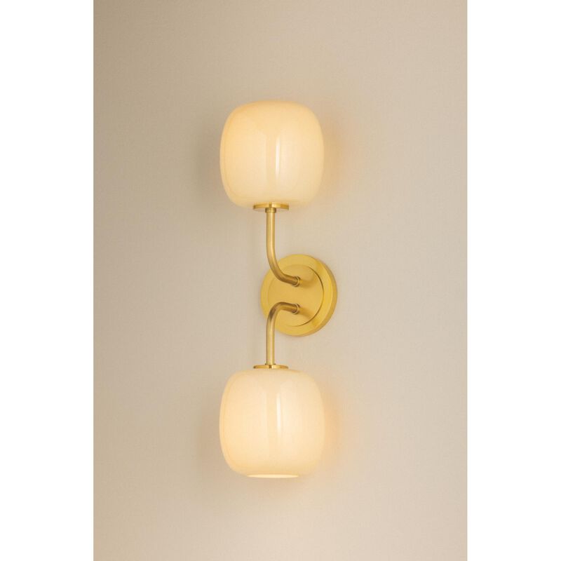 Lisette 7 Inch Bath Vanity Light by Mitzi