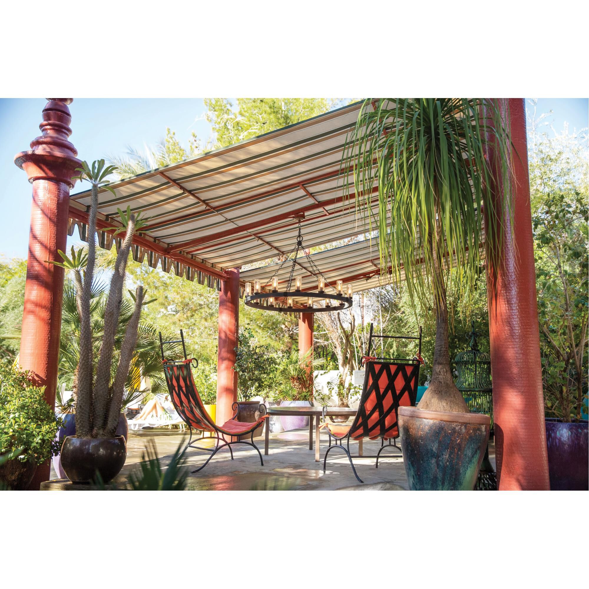 Sawyer 28 Inch Tall 12 Light Outdoor Hanging Lantern by Hinkley Lighting