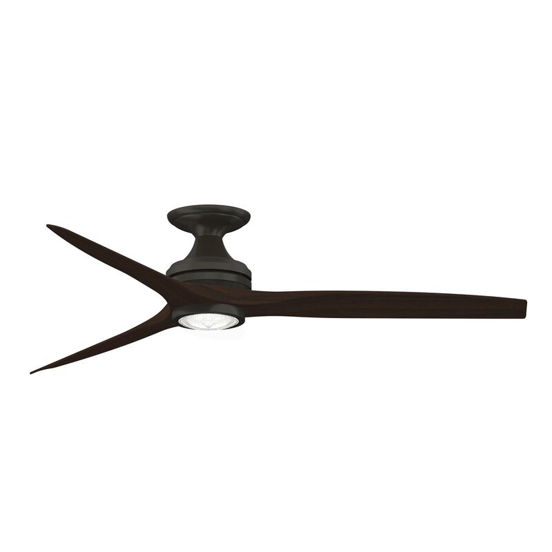 Spitfire 60 Inch Flush Mount Fan with Light Kit by Fanimation