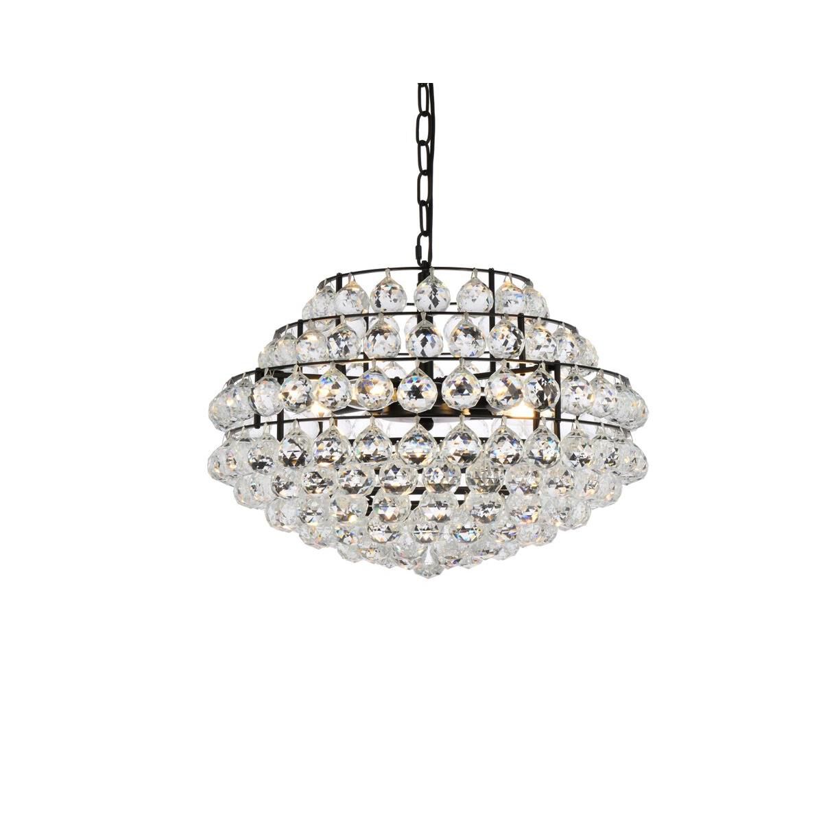 Savannah 20 Inch Large Pendant by Elegant Lighting