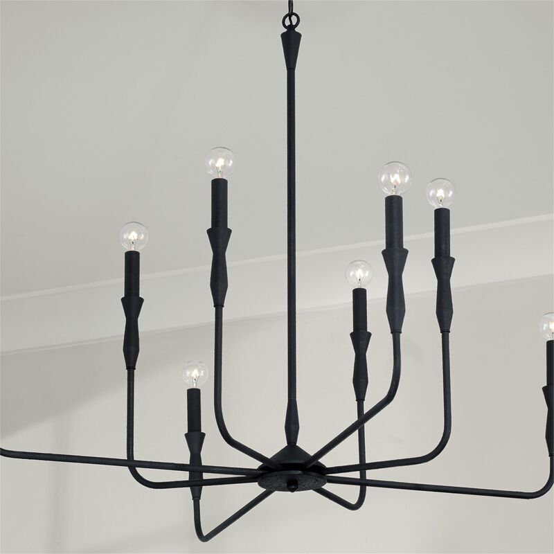 Paloma 41 Inch 8 Light Chandelier by Capital Lighting Fixture Company