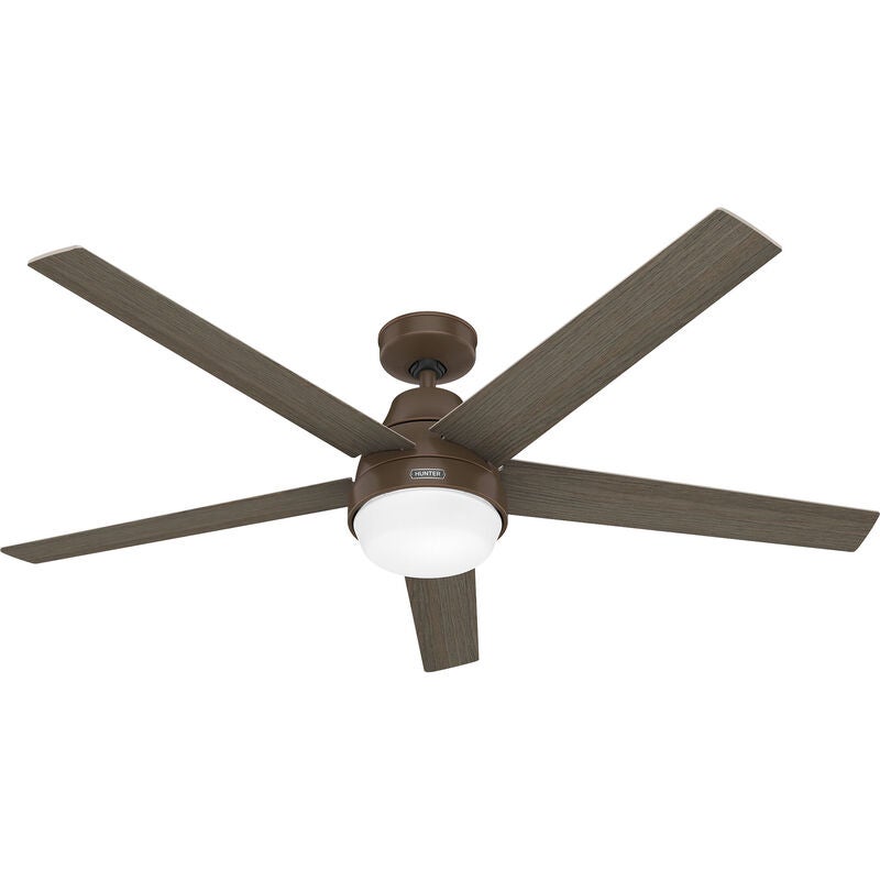 Aerodyne 60 Inch Ceiling Fan with Light Kit by Hunter Fan