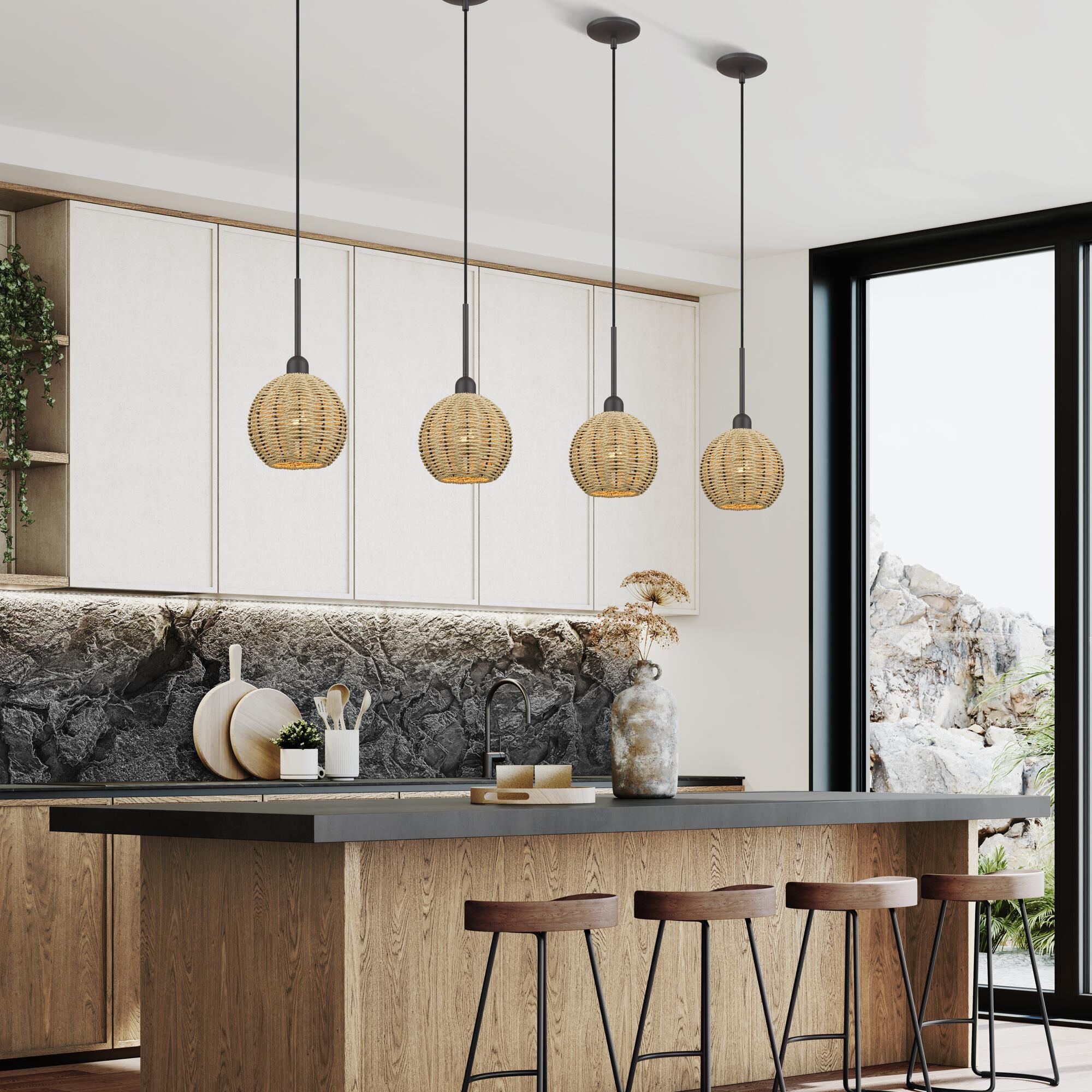 Summervine 8 Inch Mini Pendant by Livex Lighting