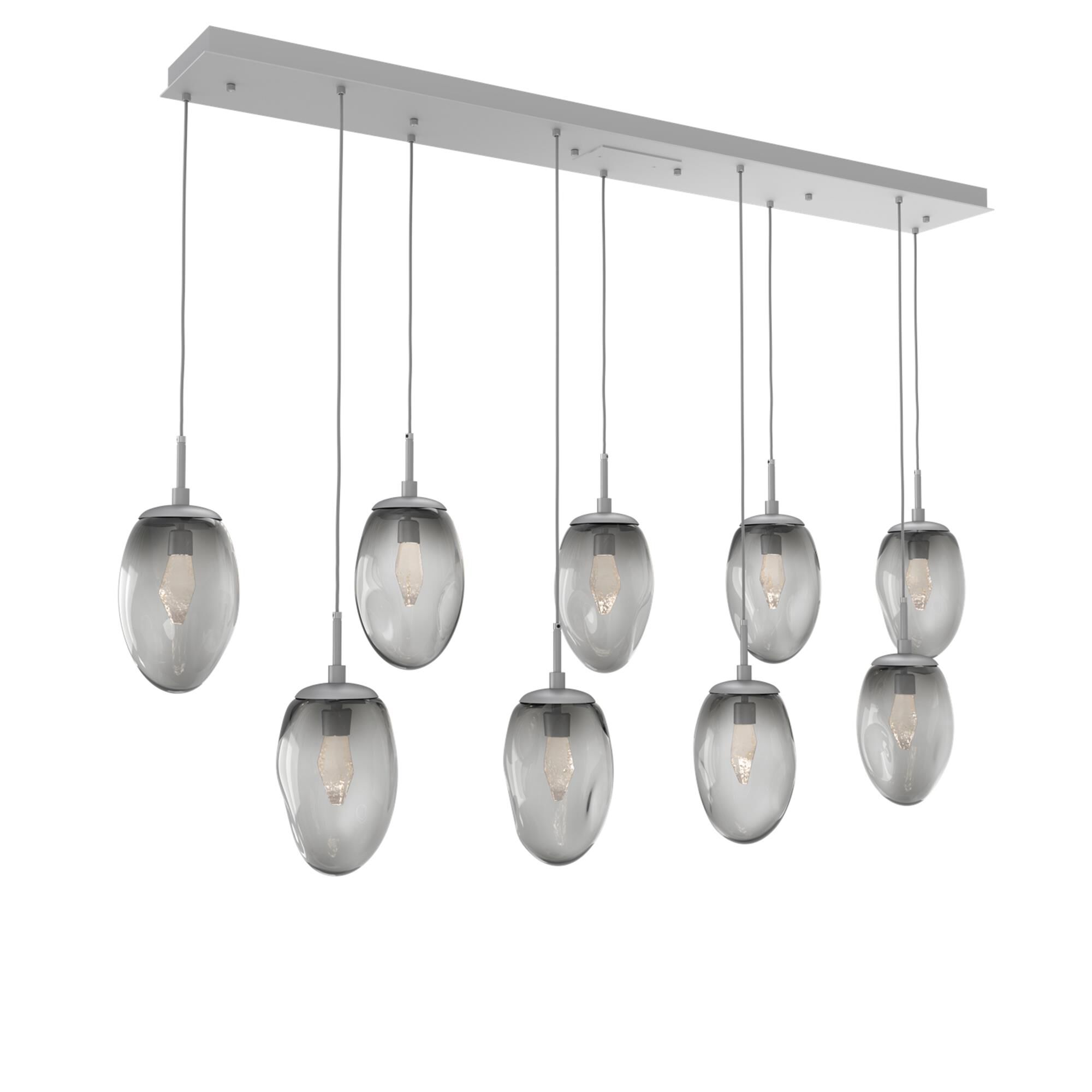 Levi Wilson Nebula 70 Inch 9 Light LED Linear Suspension Light by Hammerton Studio