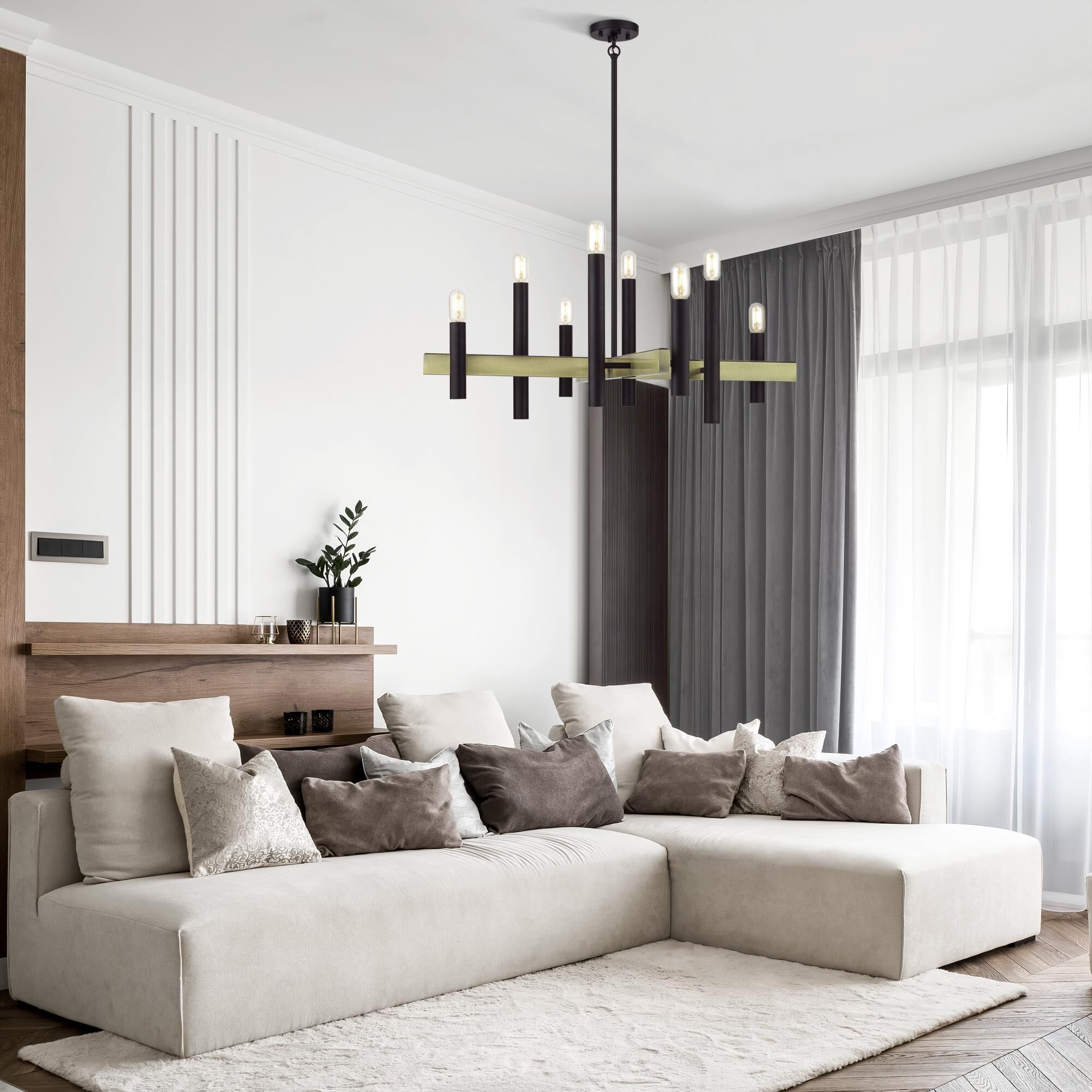 Helsinki 38 Inch Chandelier by Livex Lighting