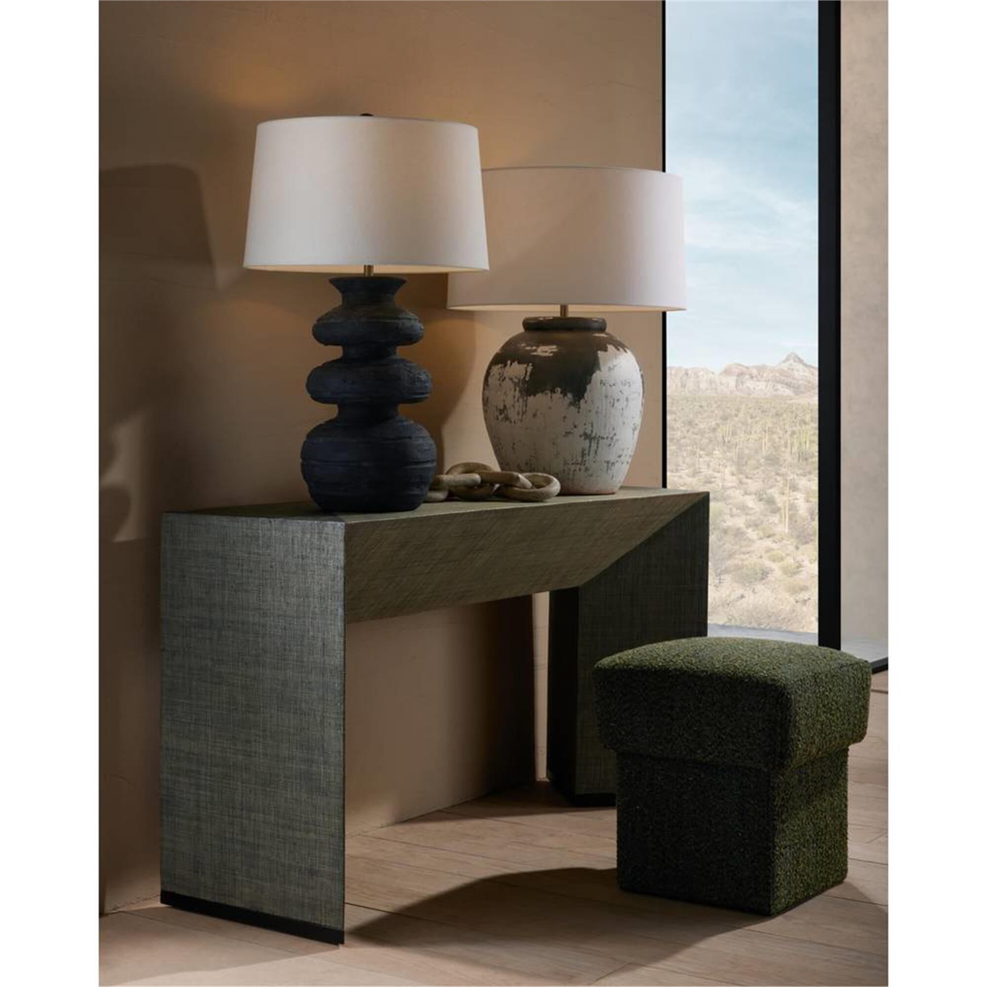 Athens 18 Inch Ottoman by Arteriors Home