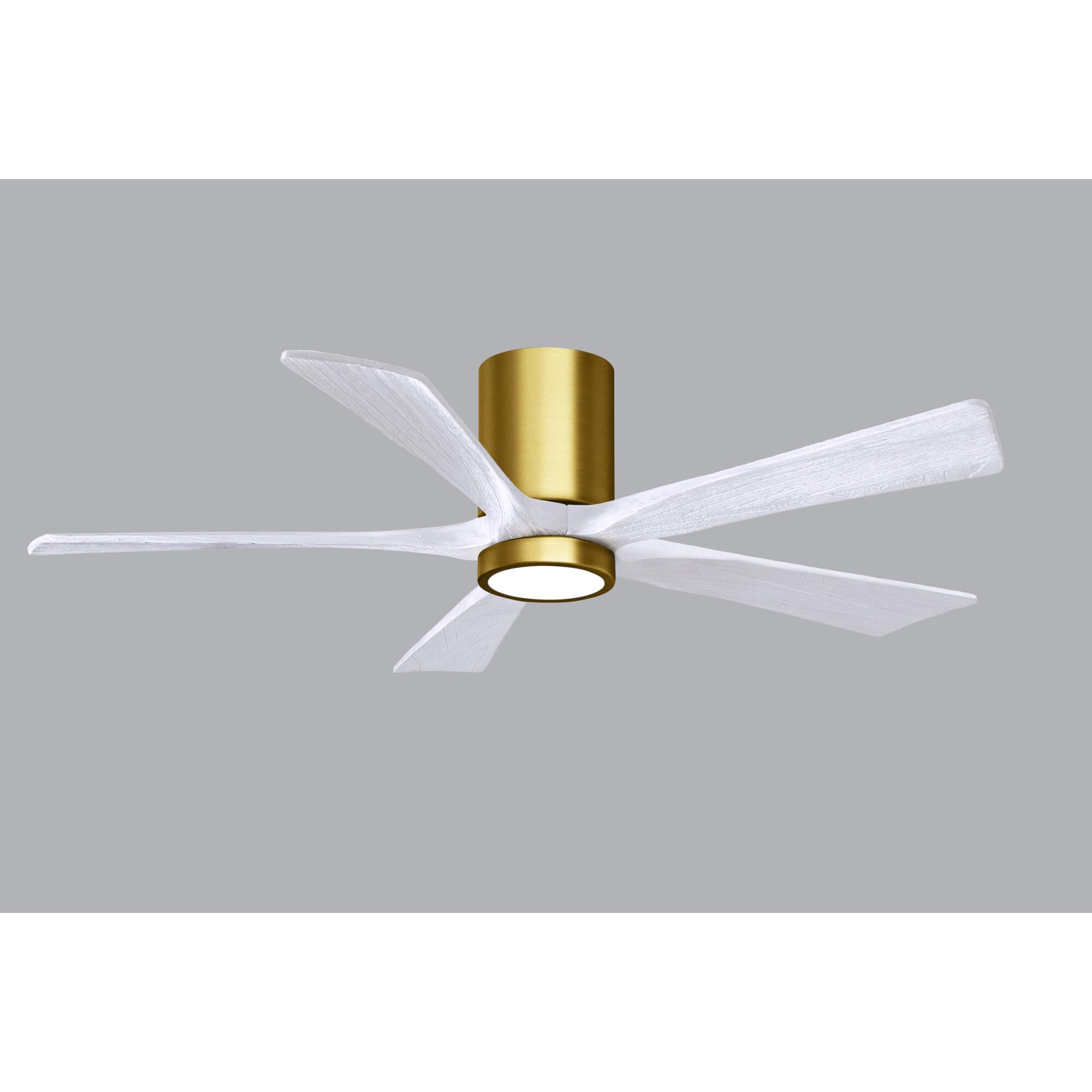 Irene 52 Inch Flush Mount Fan with Light Kit by Matthews Fan Company