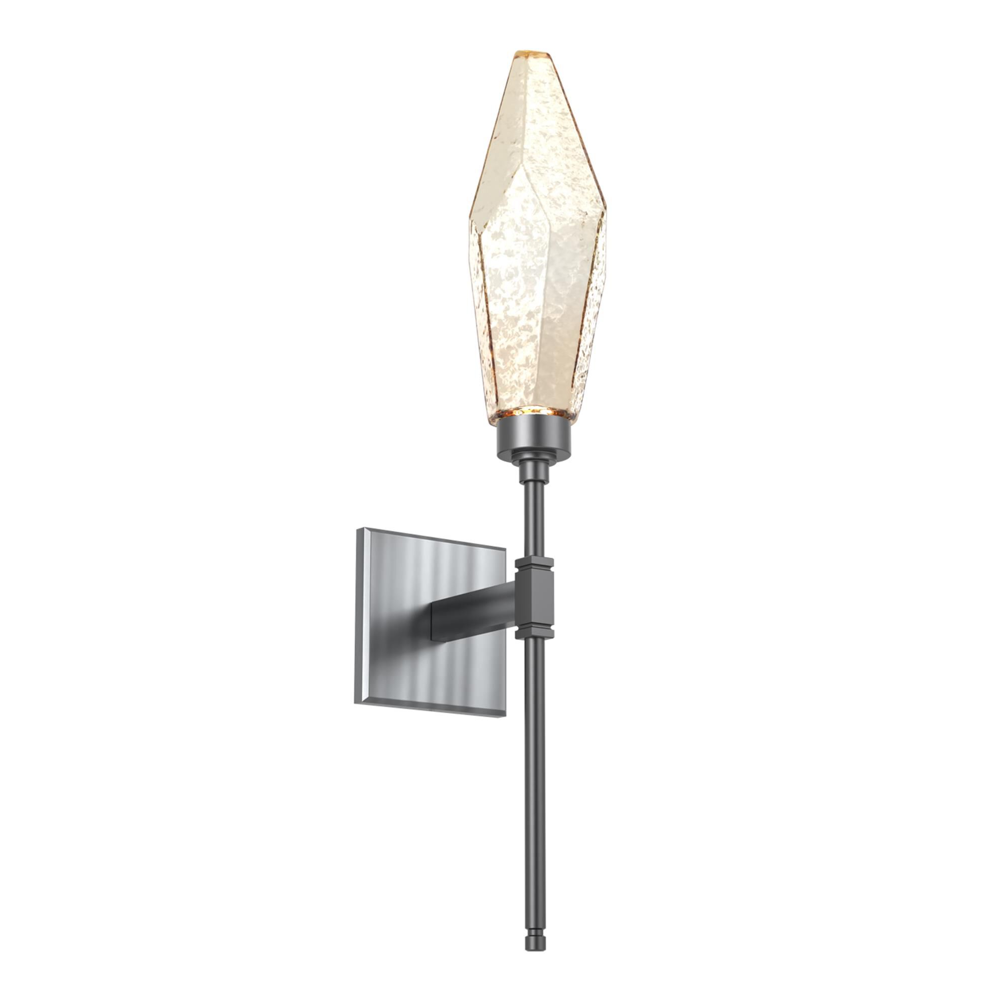 Rock Crystal Wall Sconce by Hammerton Studio
