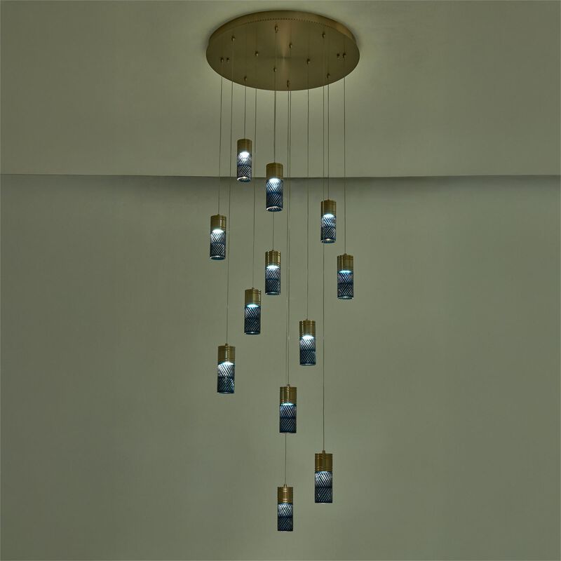 Kiriko 30 Inch 12 Light Multi Light Pendant by Kalco
