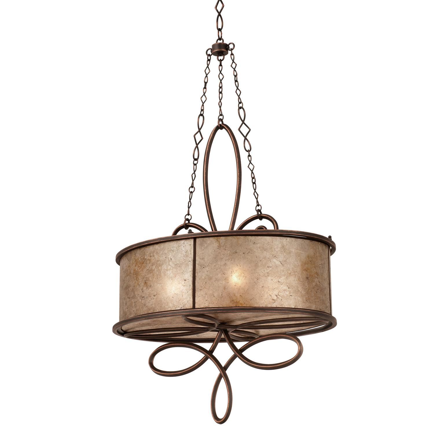 Whitfield 27 Inch 4 Light Chandelier by Kalco Lighting