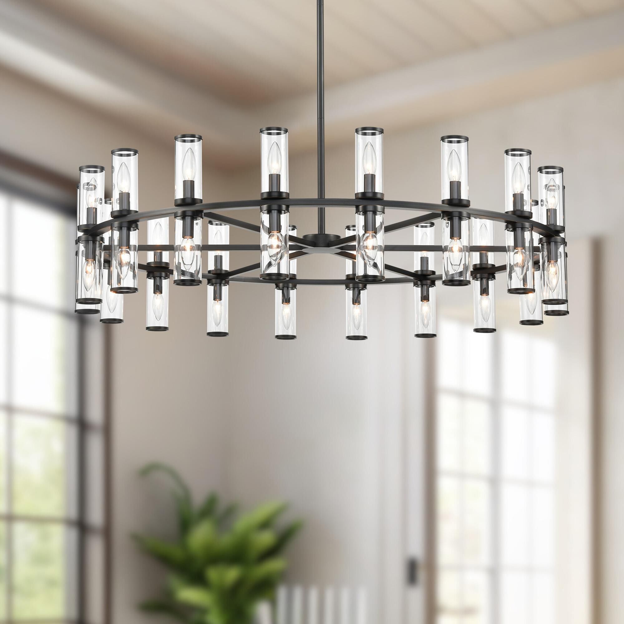 Revolve 48 Inch 36 Light Chandelier by Alora Lighting
