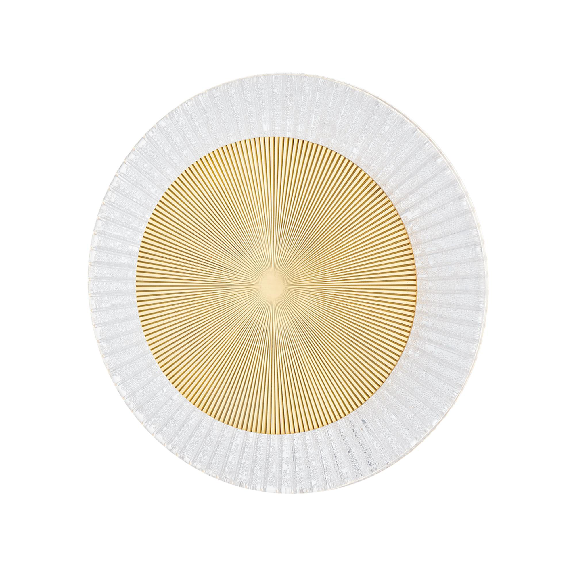 Shown in Vintage Polished Brass finish and Clear glass