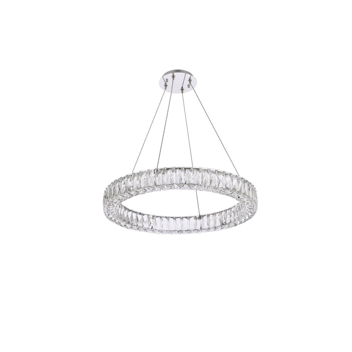 Elegant Lighting Monroe 26 Inch LED Large Pendant
