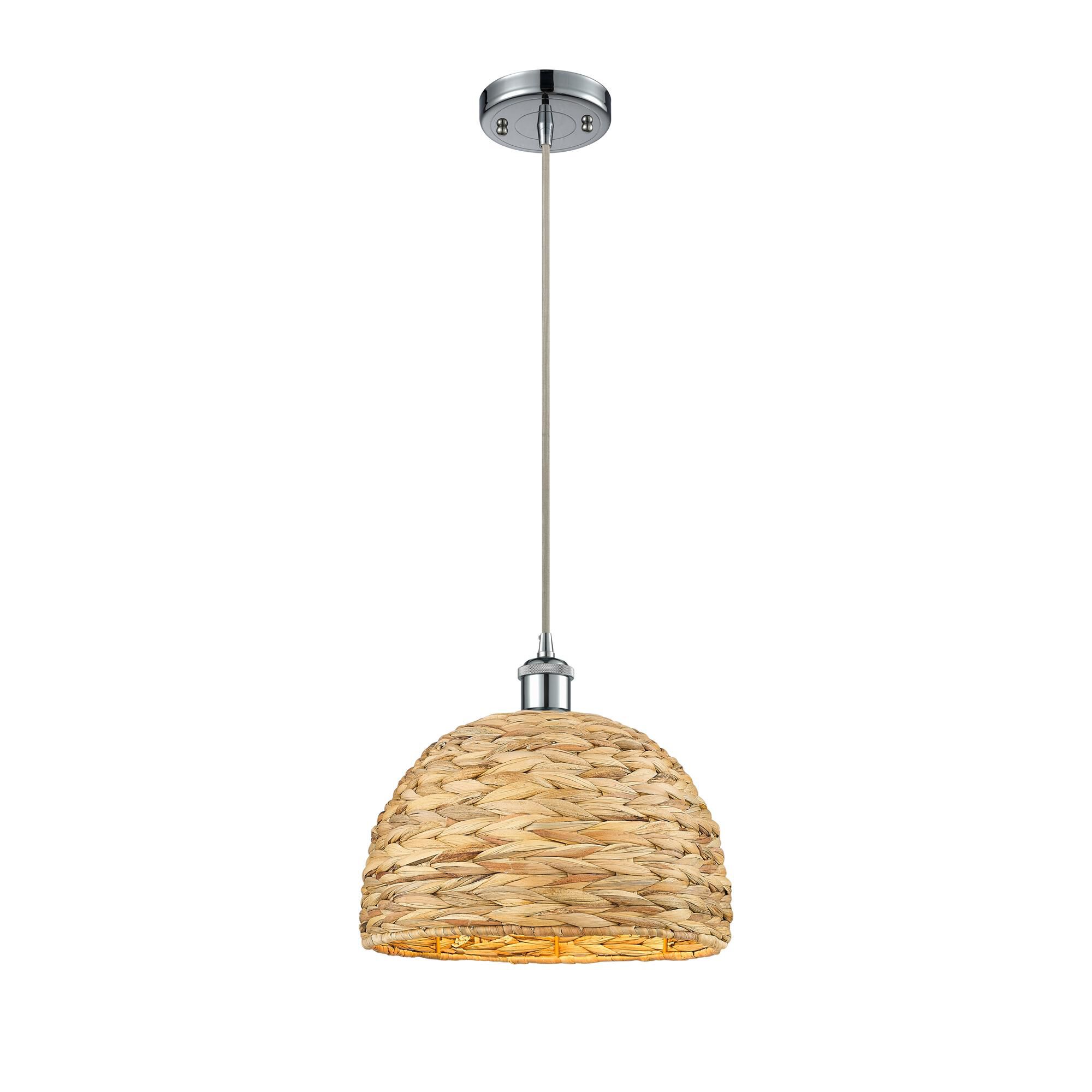 Shown in Polished Chrome finish and Natural shade