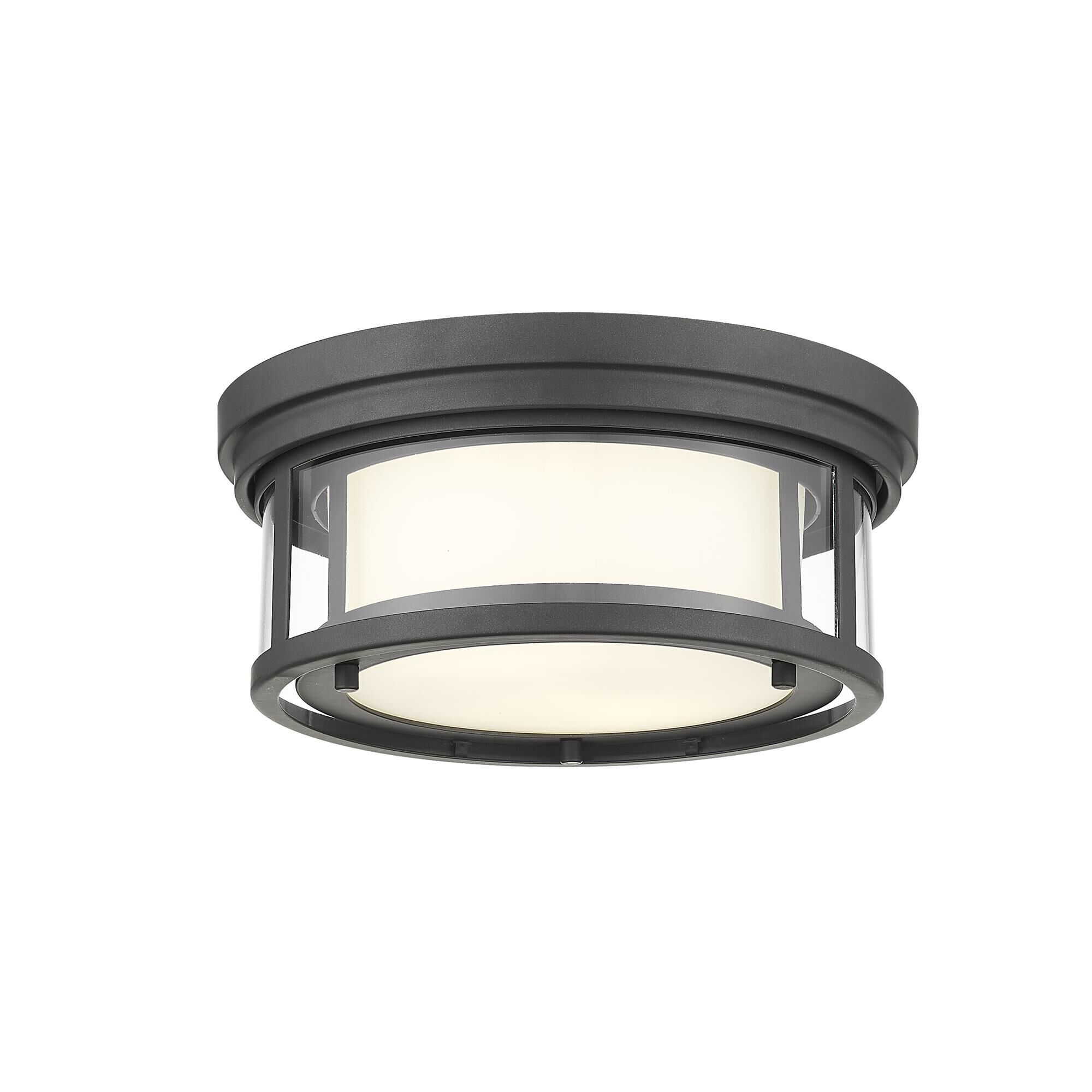 Shown in Bronze finish and Glass shade