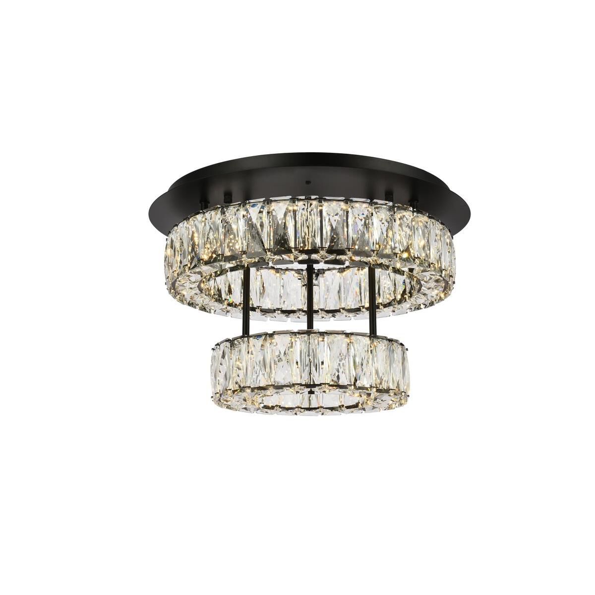 Monroe Semi Flush Mount by Elegant Lighting