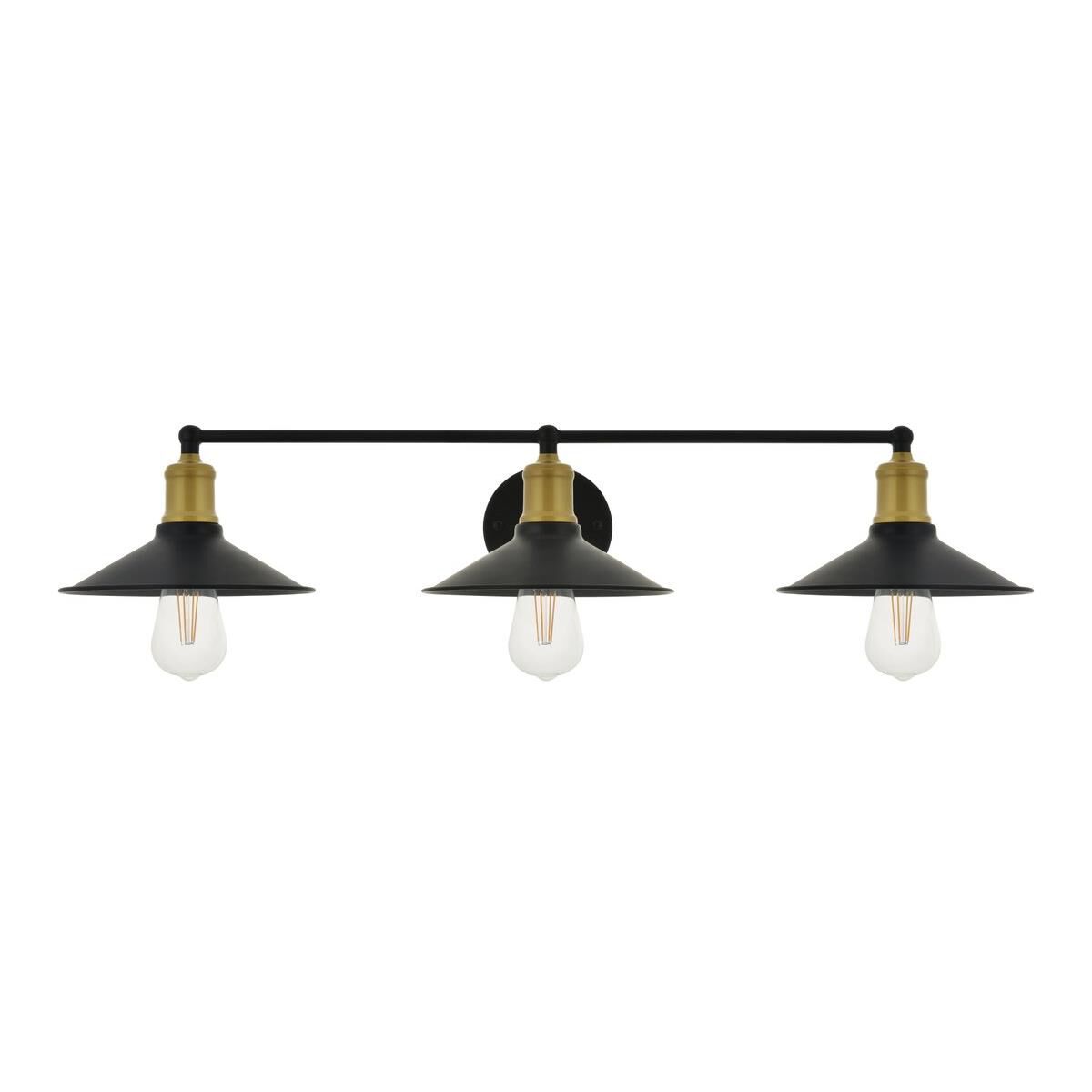 Shown in Brass And Black finish