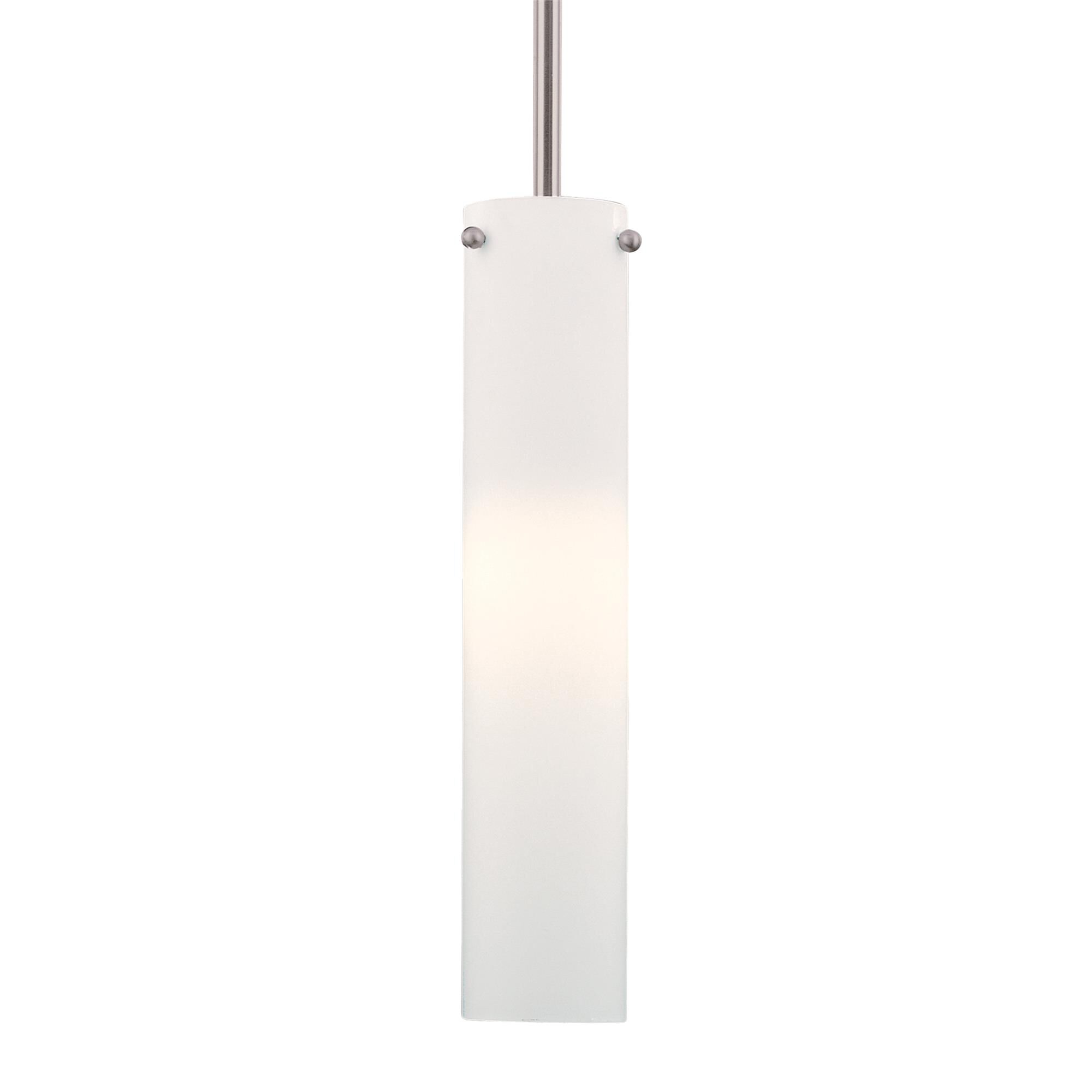 Shown in Brushed Nickel finish and Etched Opal glass