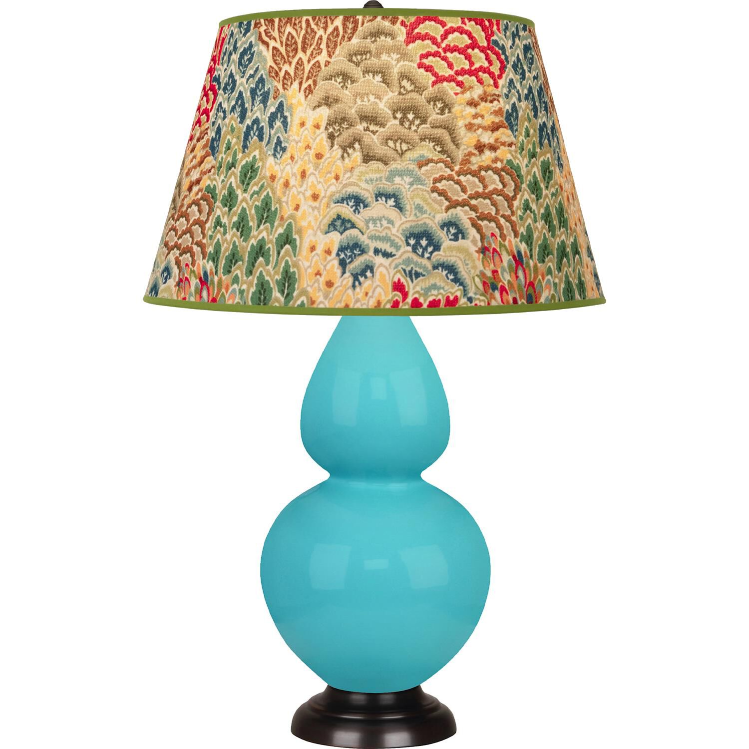 Double Gourd 31 Inch Table Lamp by Robert Abbey