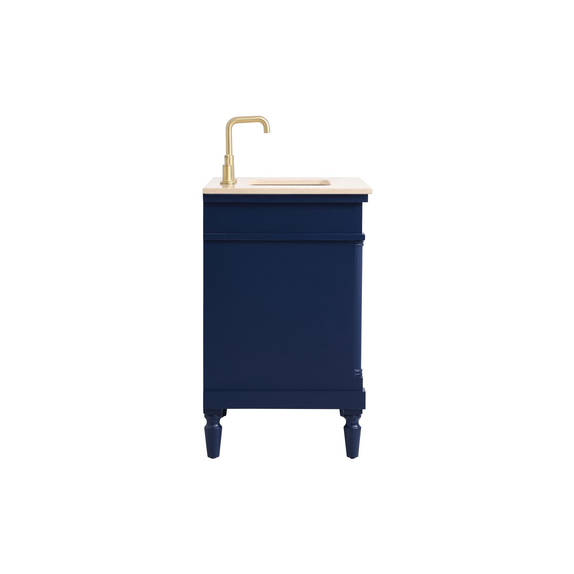 Shown in Blue finish