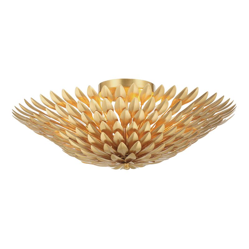 Broche 24 Inch 6 Light Flush Mount by Crystorama