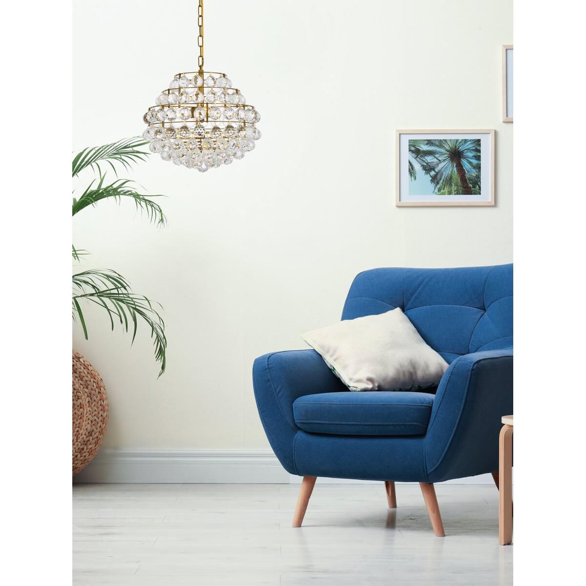 Savannah 16 Inch Large Pendant by Elegant Lighting