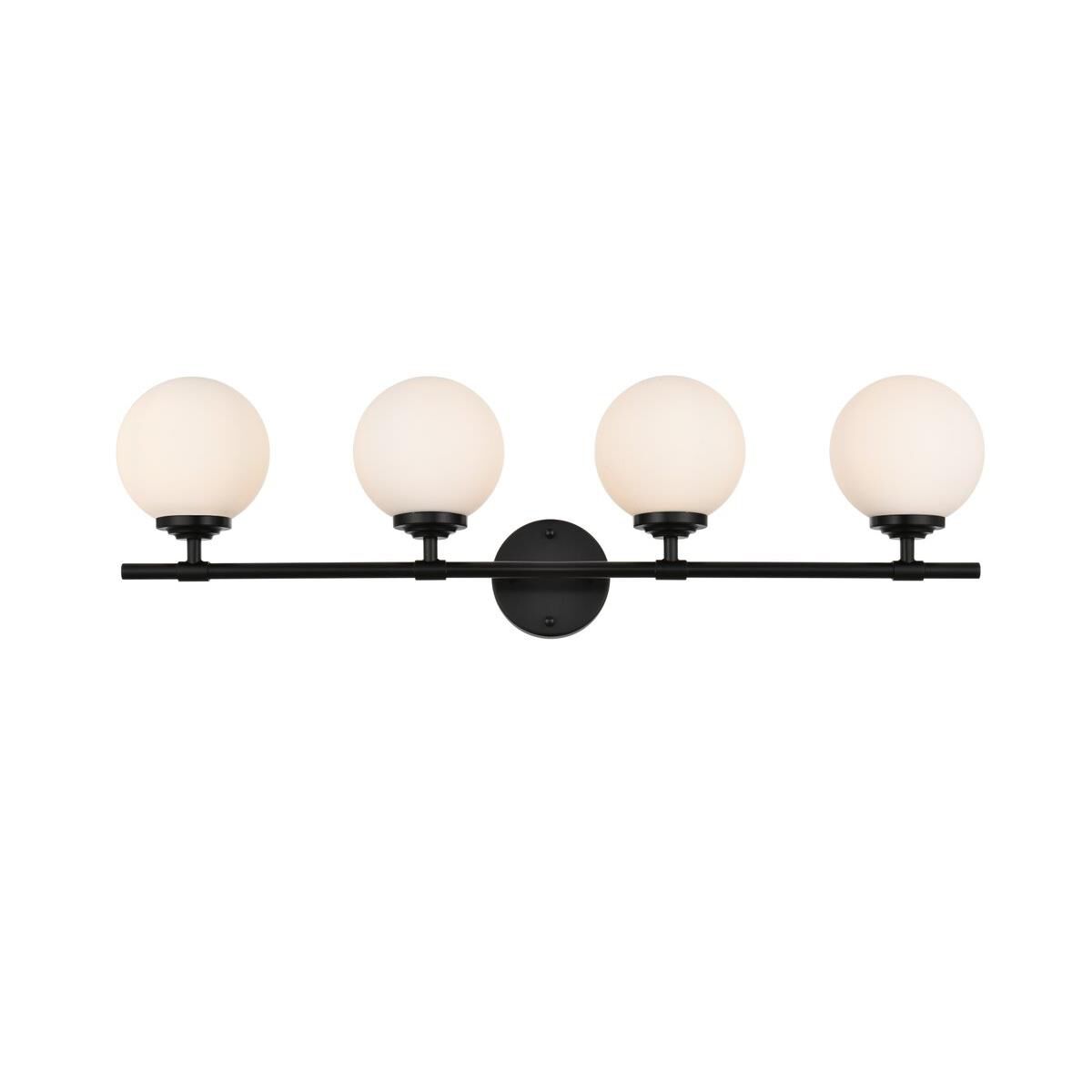 Ansley 33 Inch 4 Light Bath Vanity Light by Elegant Lighting