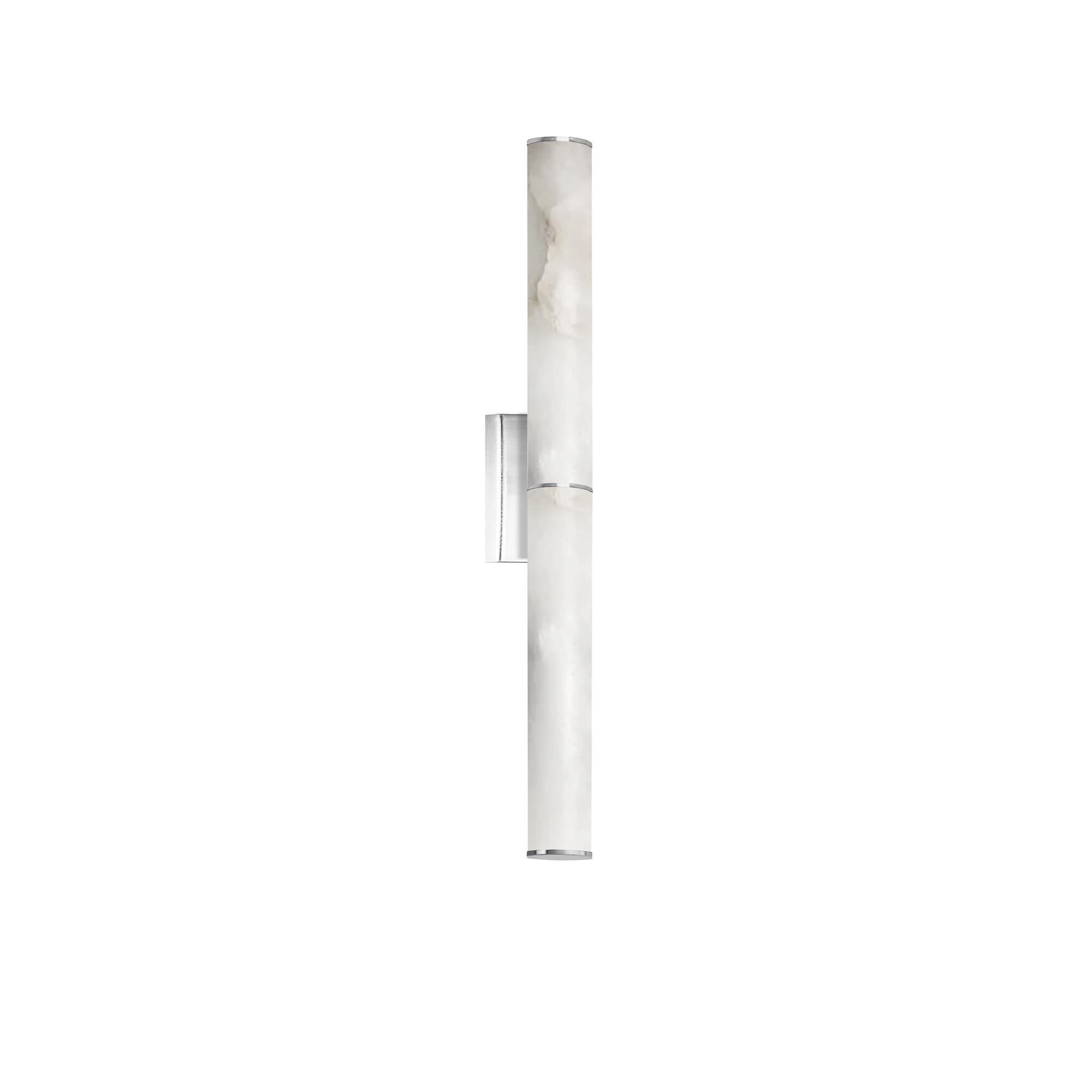 Shown in Polished Chrome finish and White shade