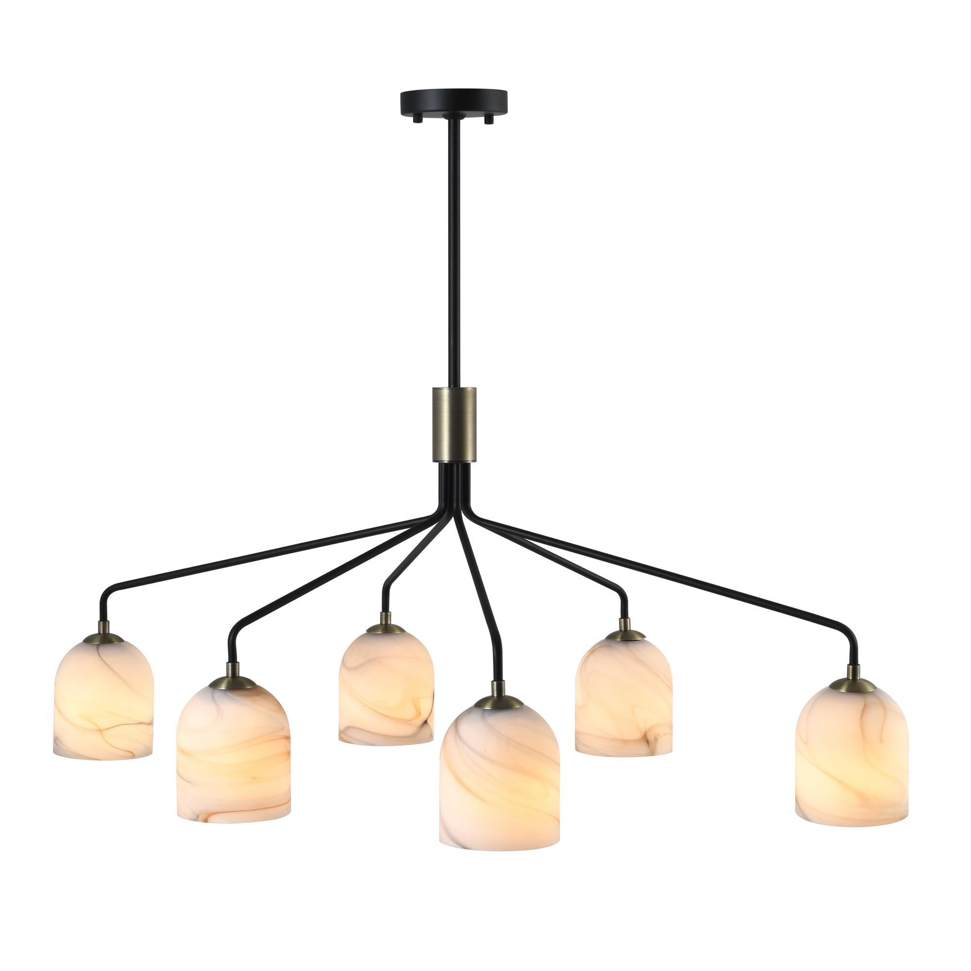 S&C Crema 41 Inch Chandelier by Artcraft