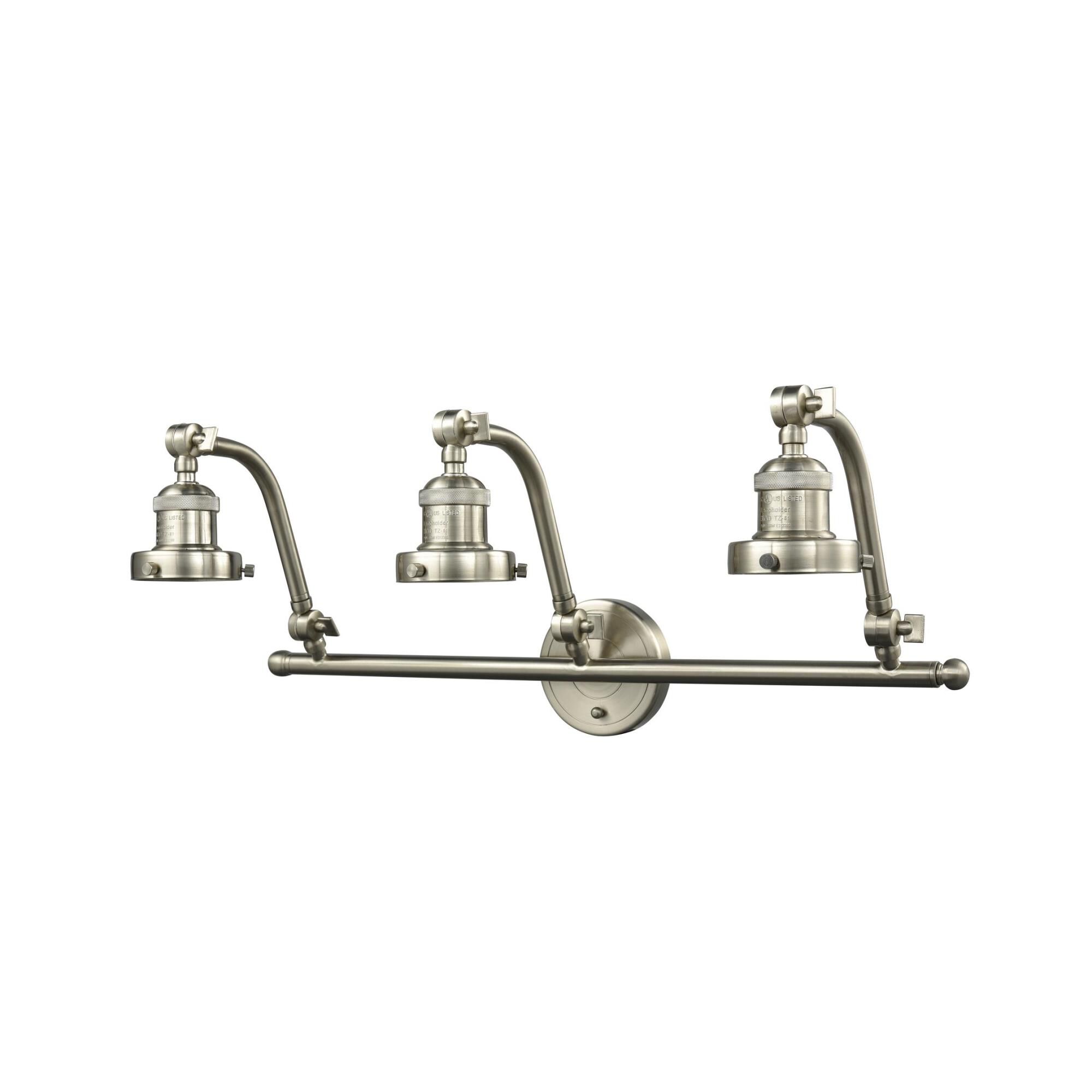 Bruno Marashlian Bare Bulb 26 Inch 3 Light Bath Vanity Light by Innovations Lighting