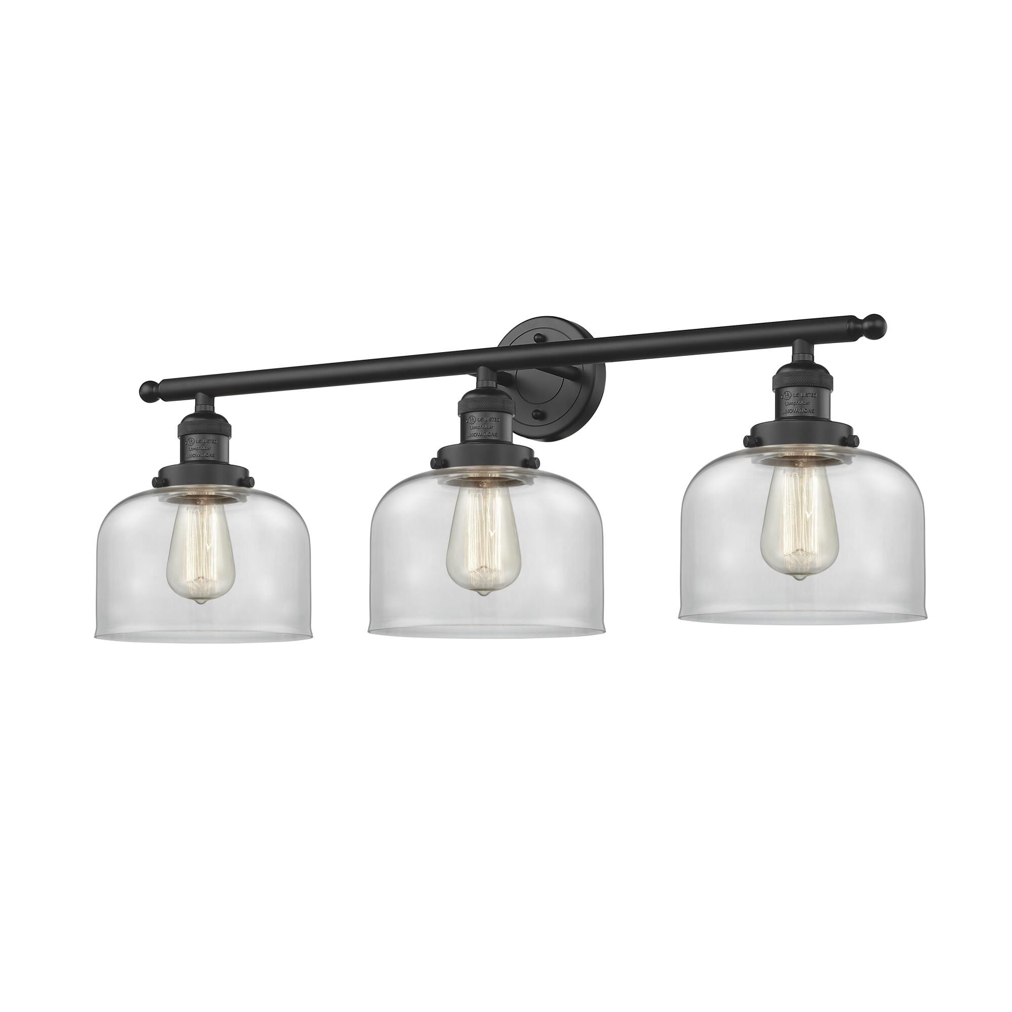 Bruno Marashlian Large Bell 32 Inch 3 Light Bath Vanity Light by Innovations Lighting