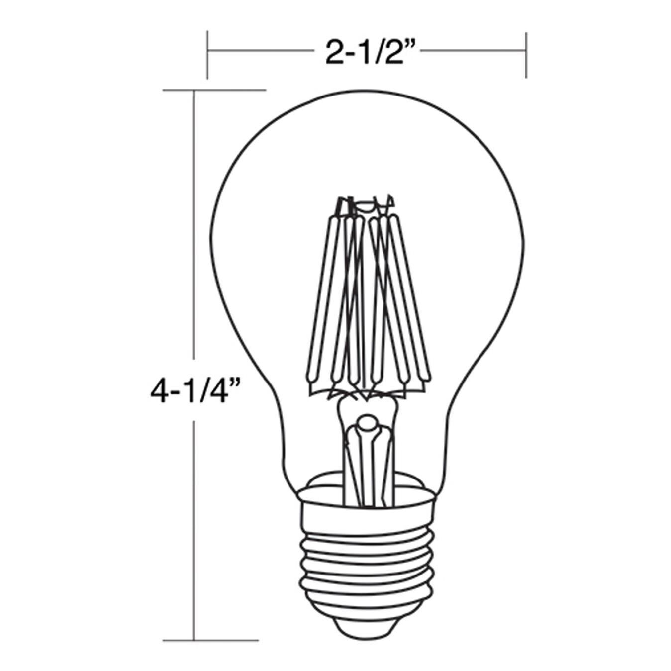 7 Watt 4000K A19 LED Light Bulb by Westgate