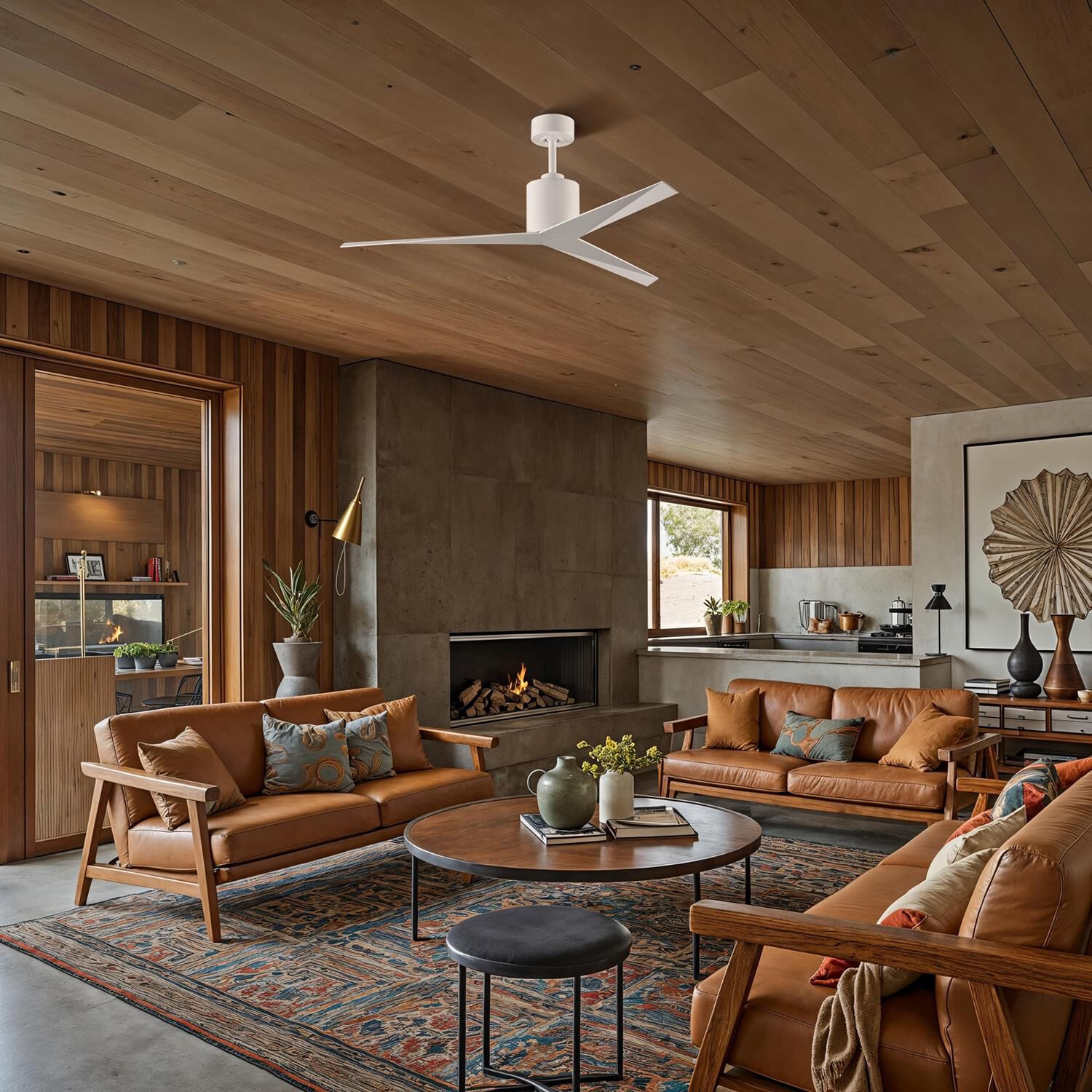 Eliza Outdoor Rated 56 Inch Ceiling Fan by Matthews Fan Company