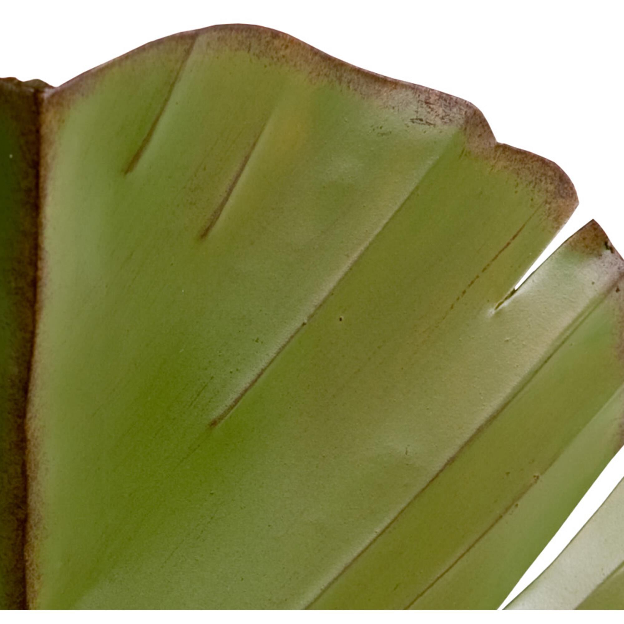 Shown in Banana Leaf finish and Banana Leaf glass