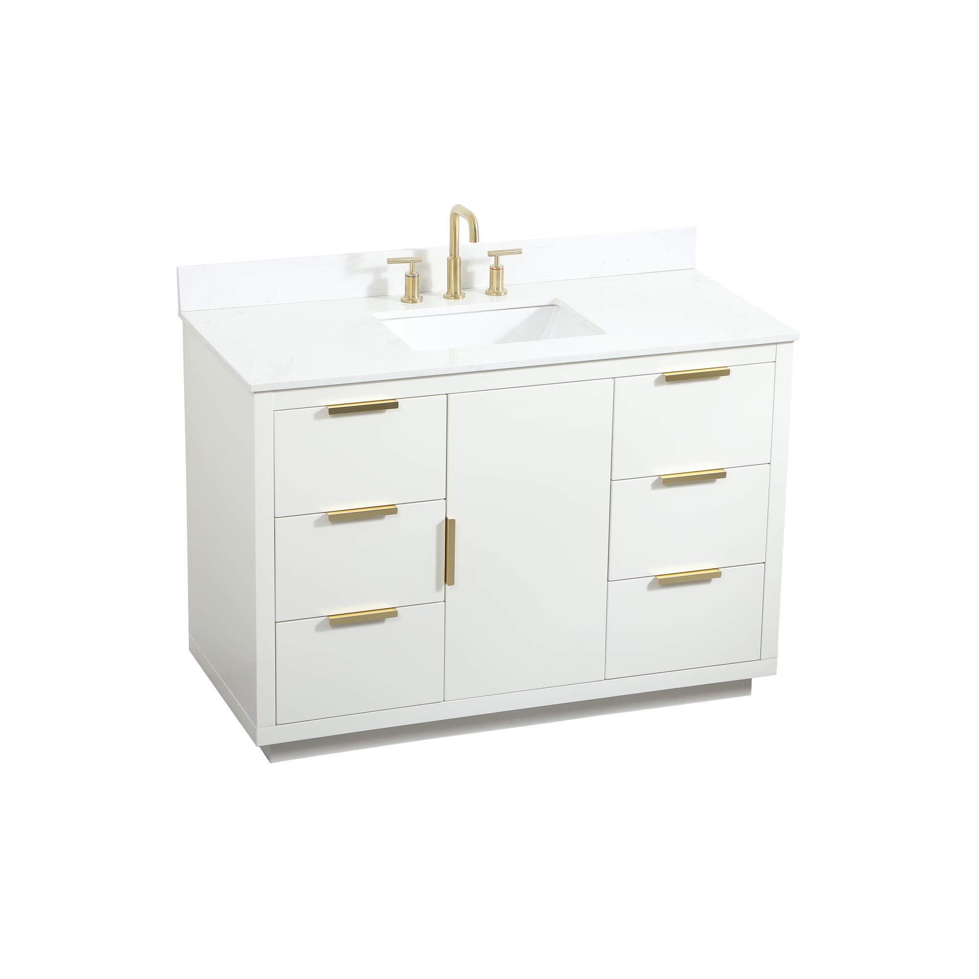 Shown in White finish