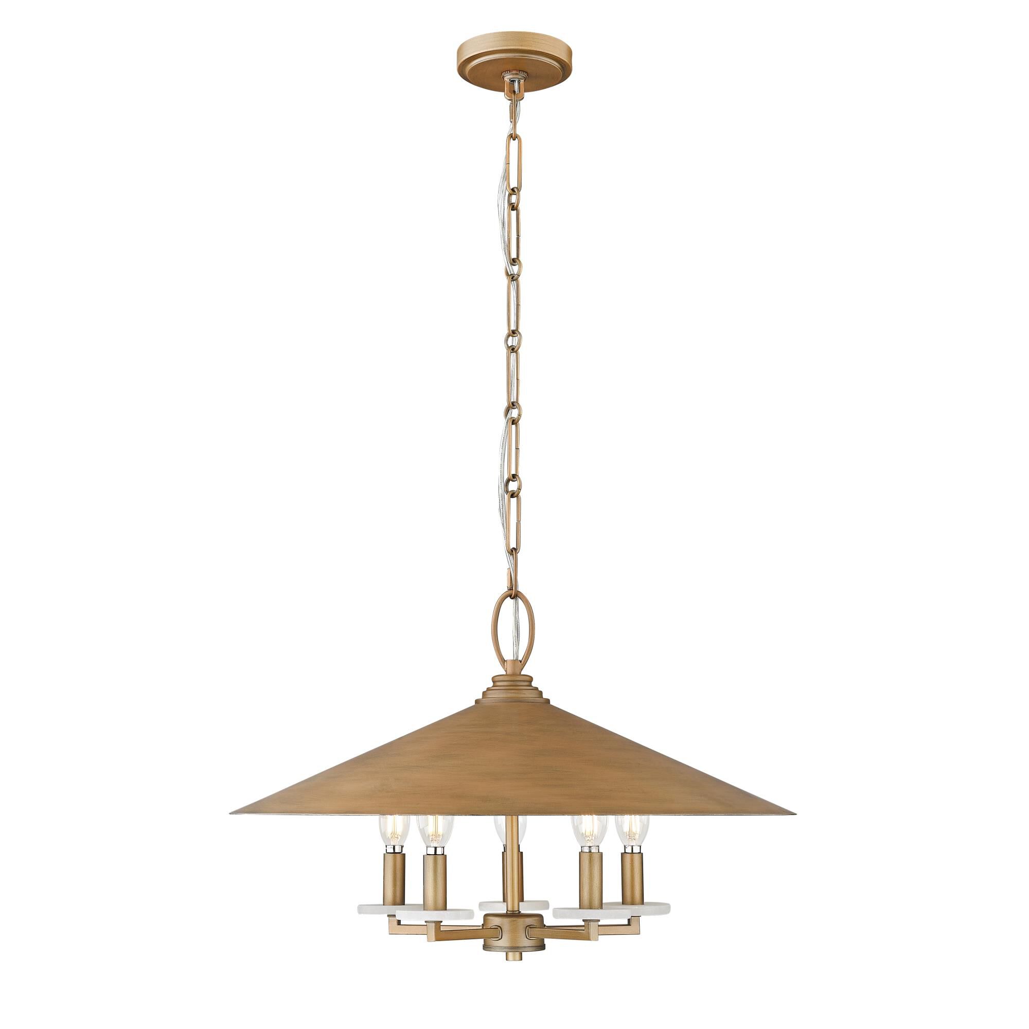 Shown in Signature Gold finish and Signature Gold glass and Signature Gold shade