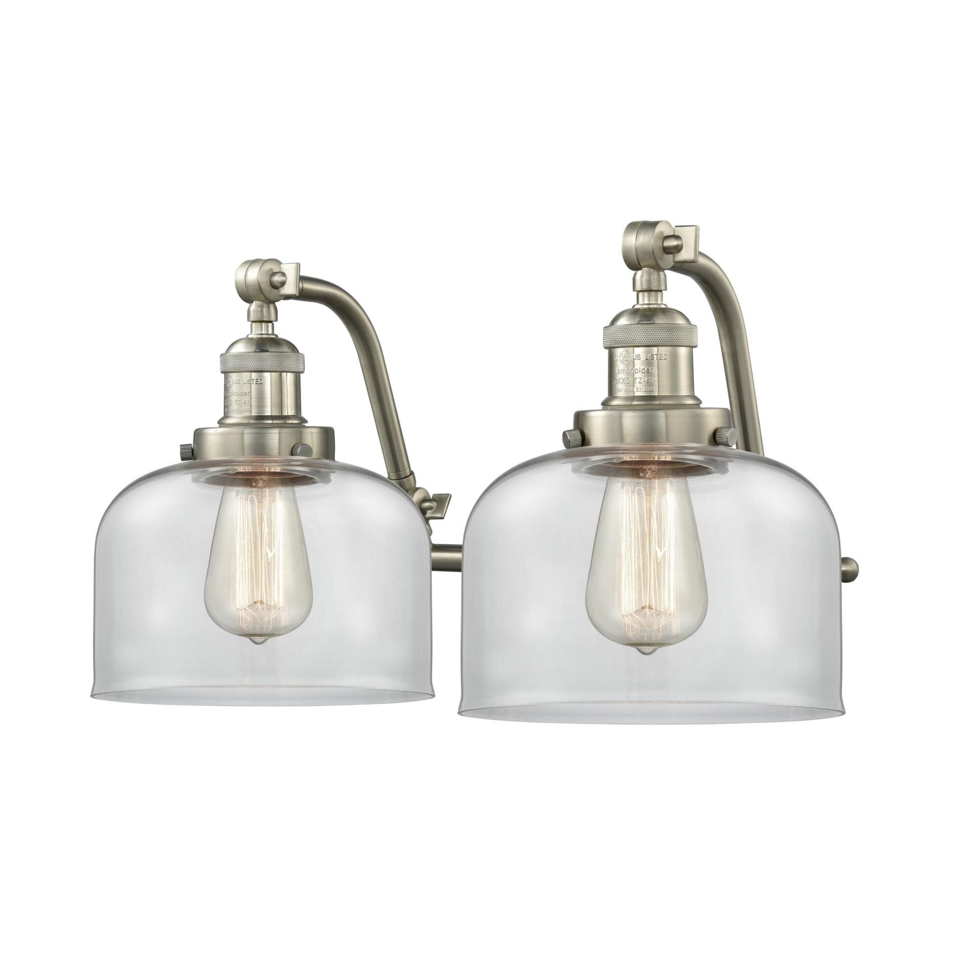 Bruno Marashlian Large Bell 18 Inch 2 Light Bath Vanity Light by Innovations Lighting