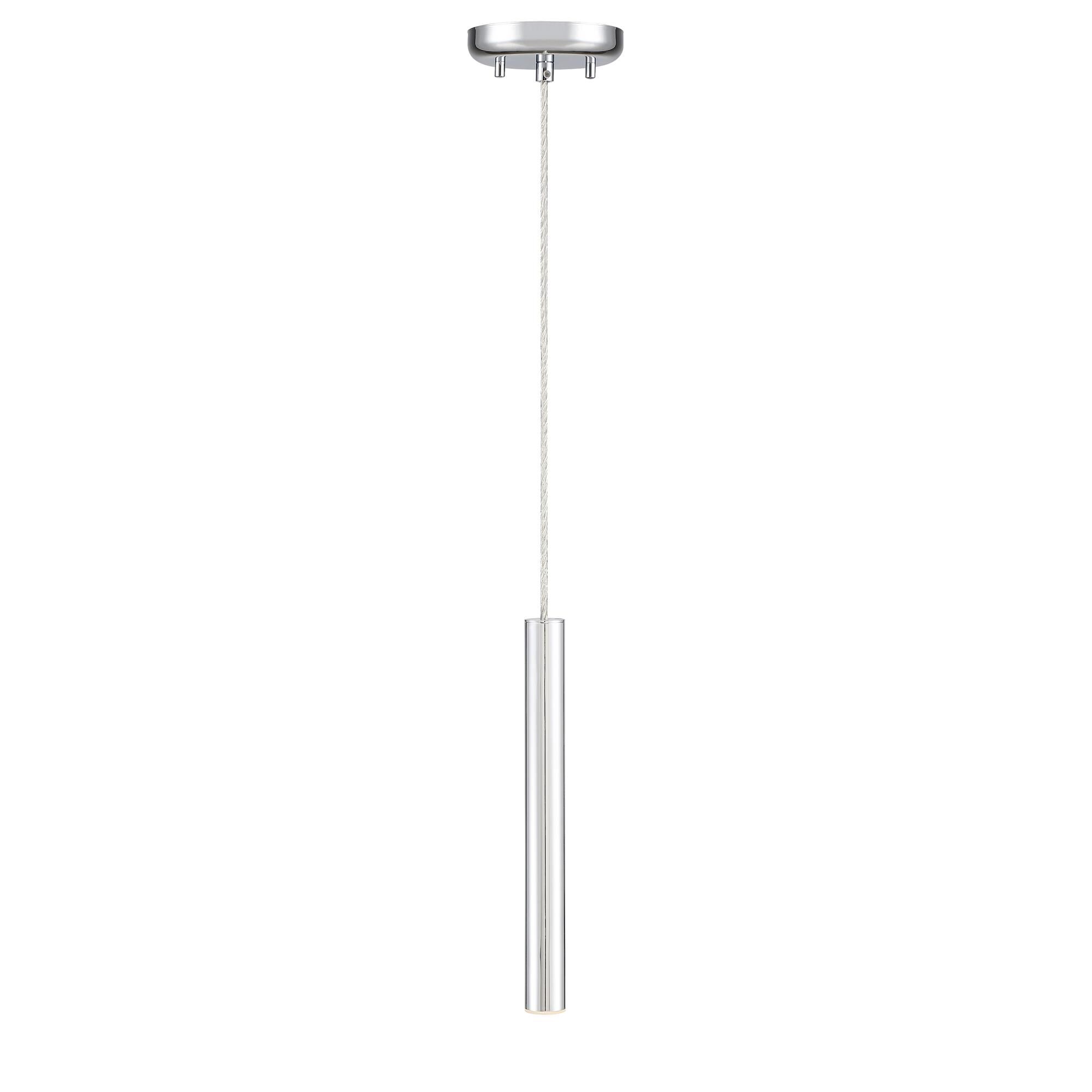 Shown in Chrome finish and Steel glass and Steel shade