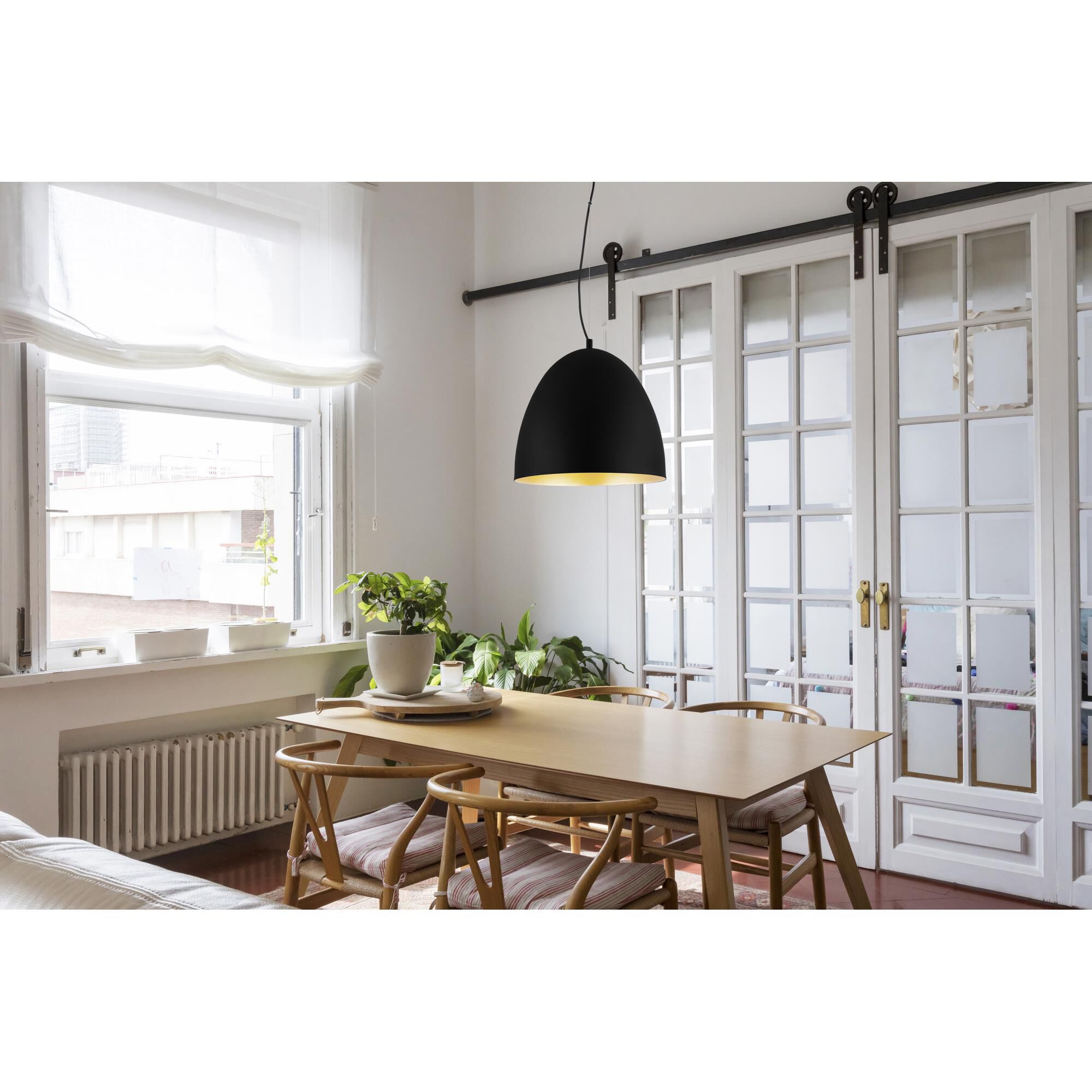 Shown in Black and Gold finish