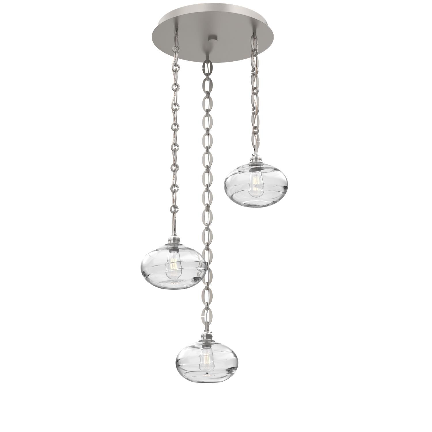 Levi Wilson Coppa 20 Inch Multi Light Pendant by Hammerton Studio