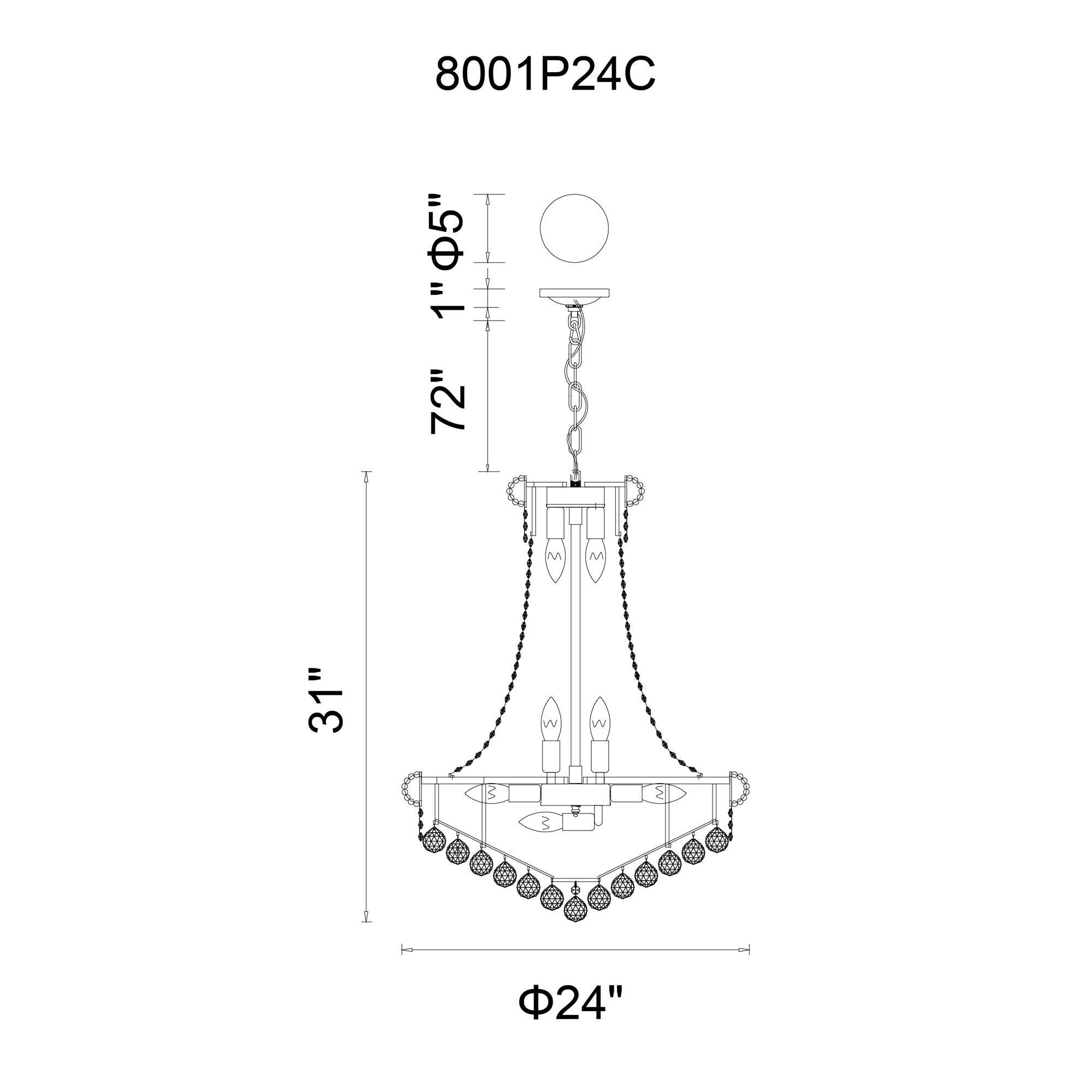 Shown in Gold finish and K9 Clear crystal
