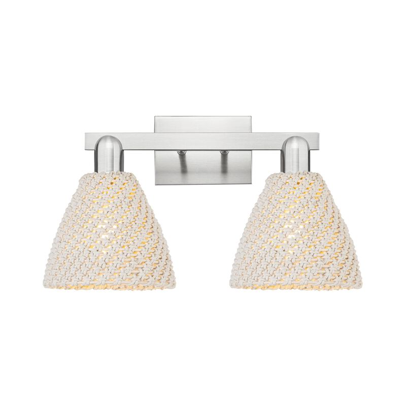 Bruno Marashlian Natural Ballston Dome 16 Inch Bath Vanity Light by Innovations Lighting