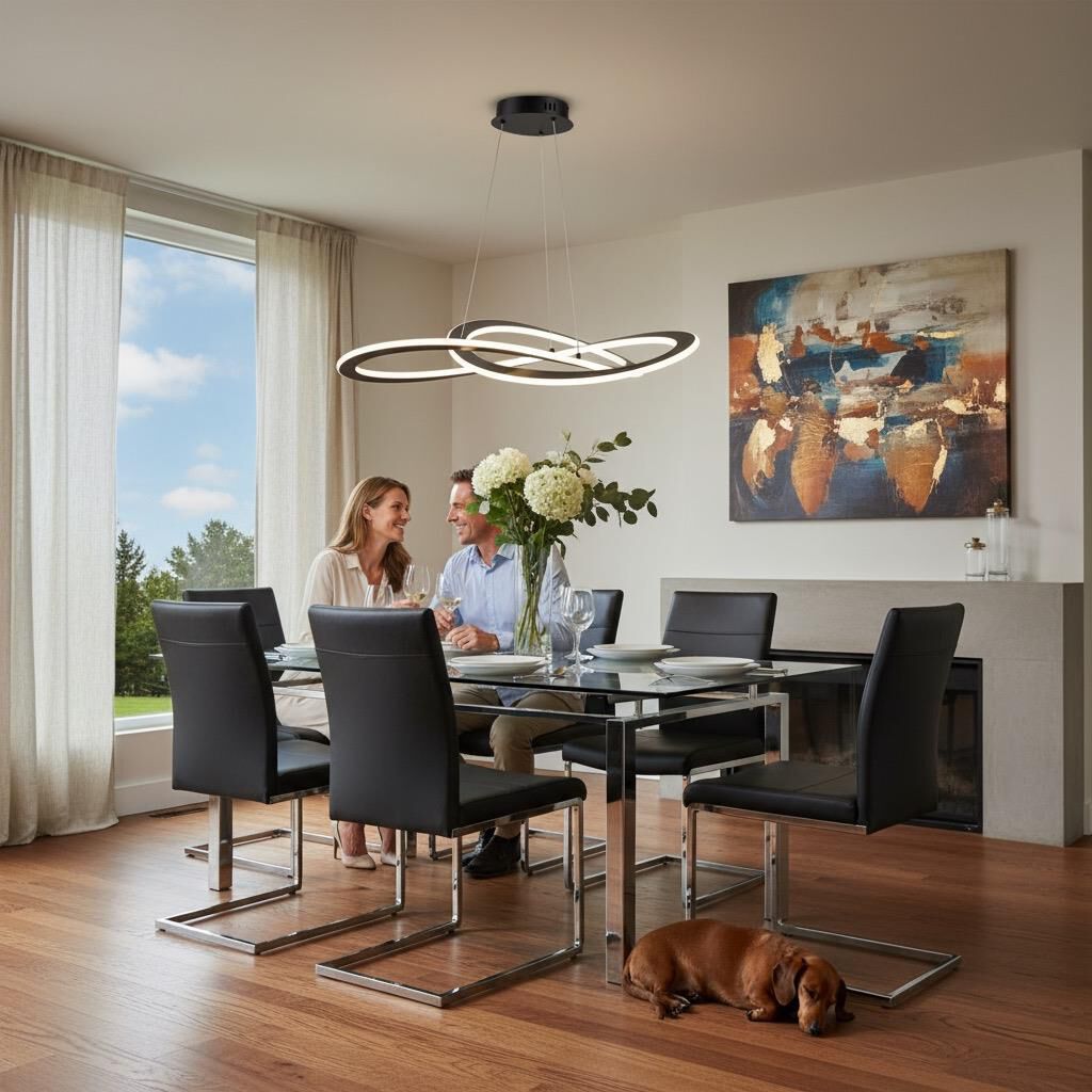 Shown in Black finish and Aluminium shade