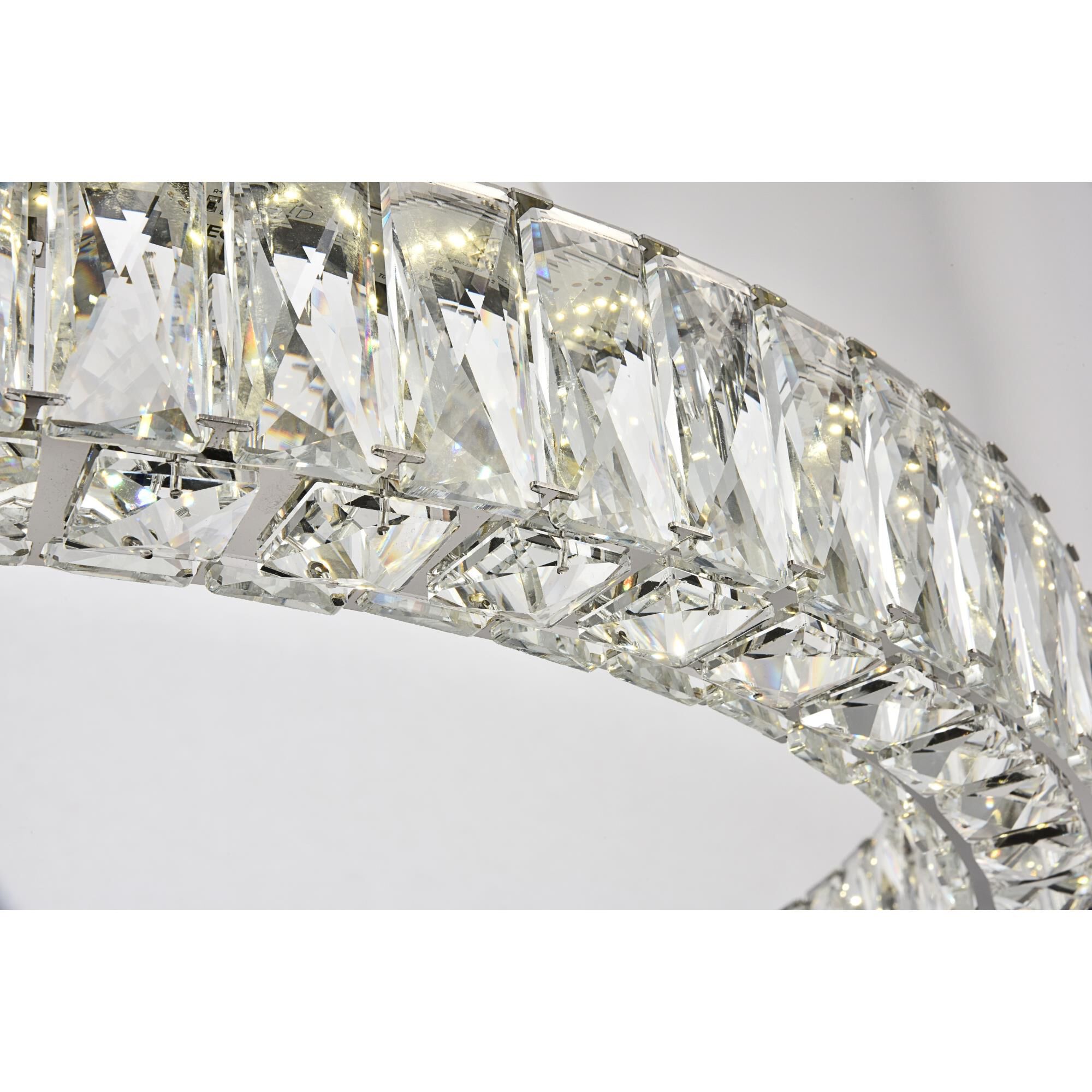 Shown in Chrome finish and Clear Royal Cut crystal