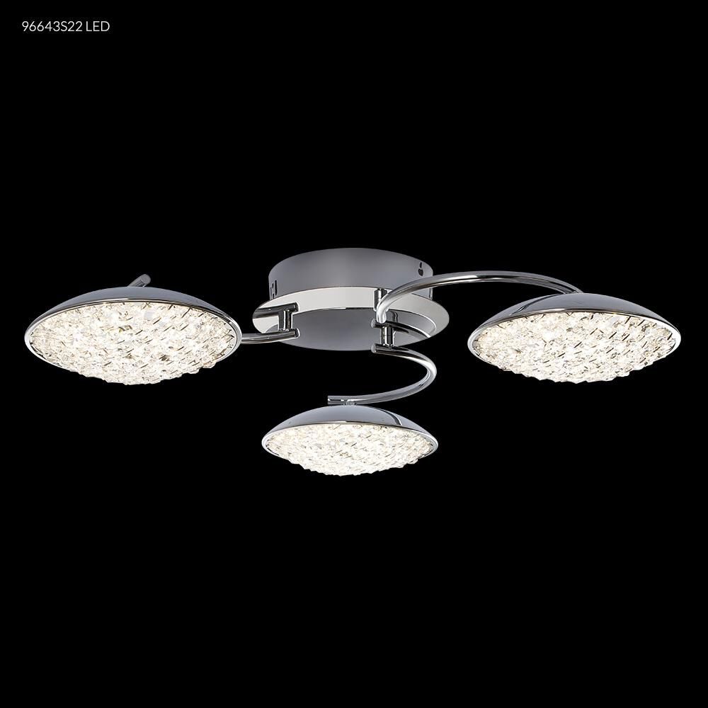 Galaxy Collection 24 Inch 3 Light LED Chandelier by James R. Moder