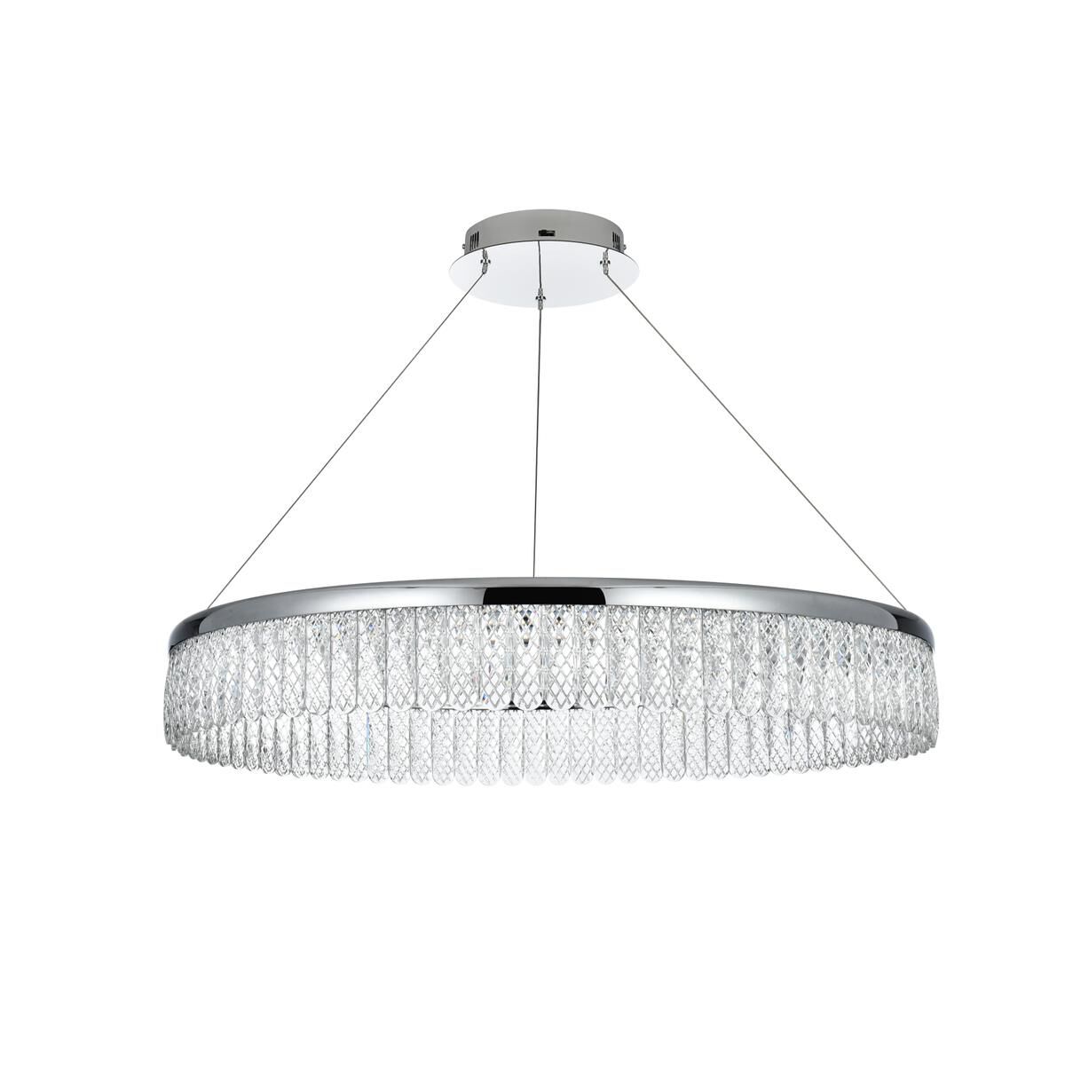 Shown in Chrome finish and Clear Royal Cut crystal