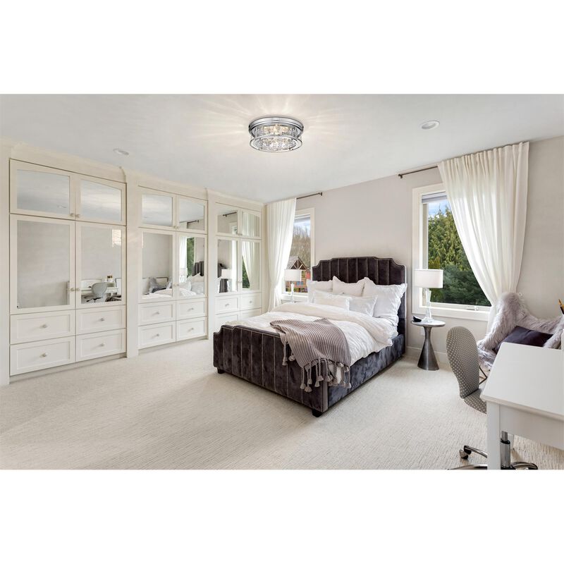 Clarion 20 Inch 4 Light Flush Mount by Z-Lite