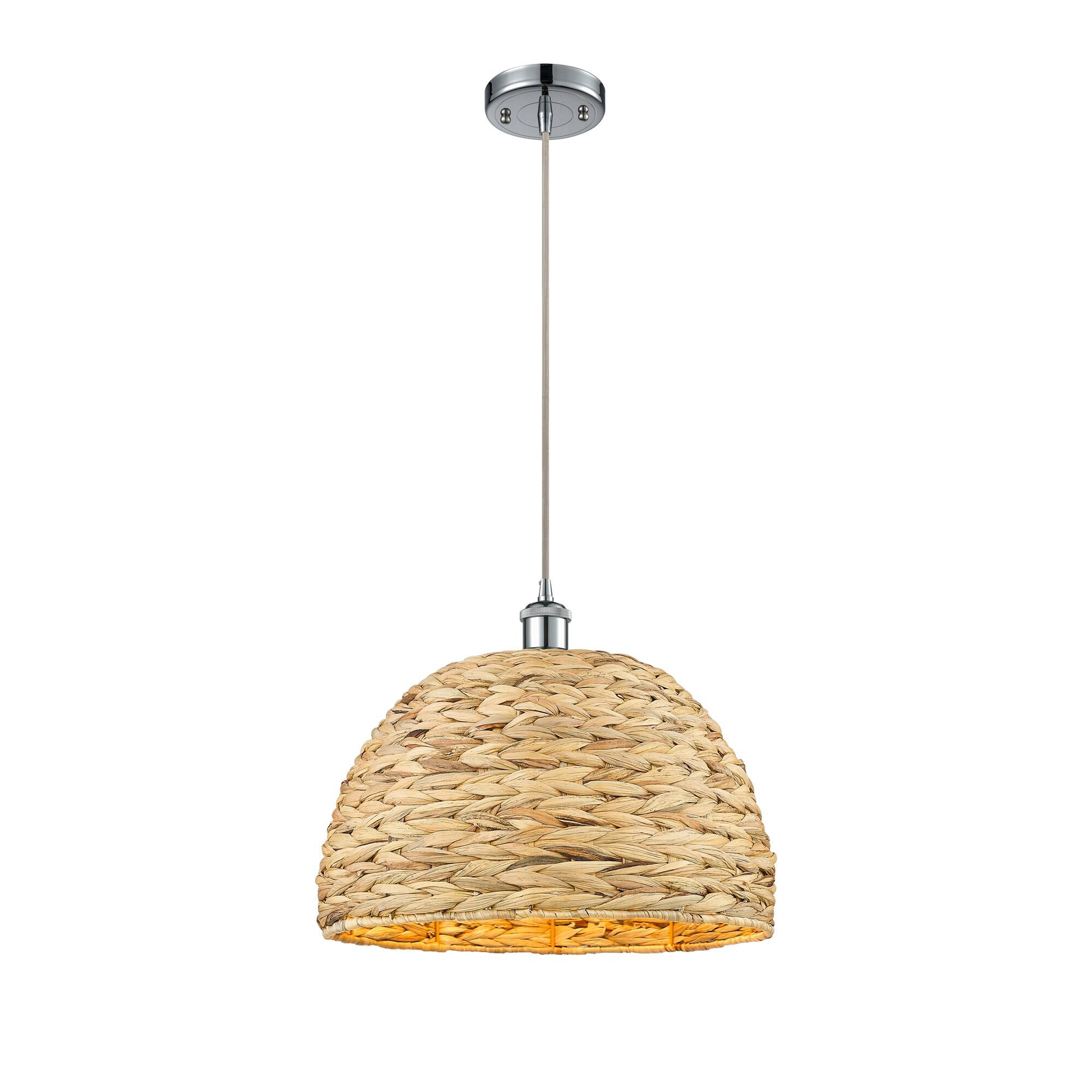Shown in Polished Chrome finish and Natural shade